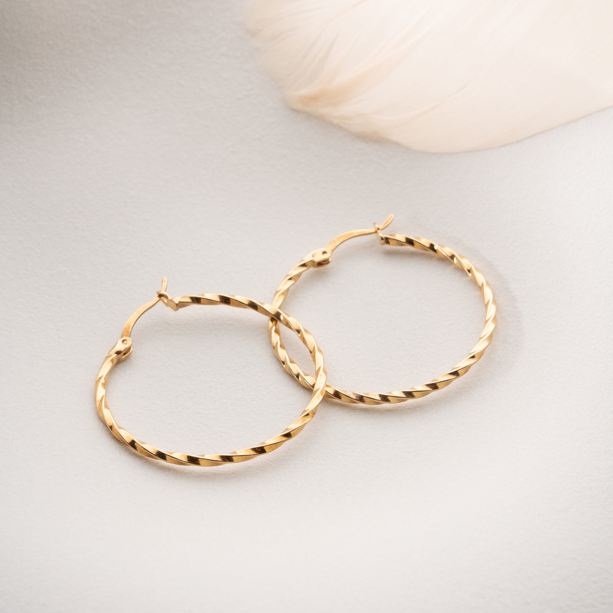 SPIRALE OHRRINGE | 925 SILBER