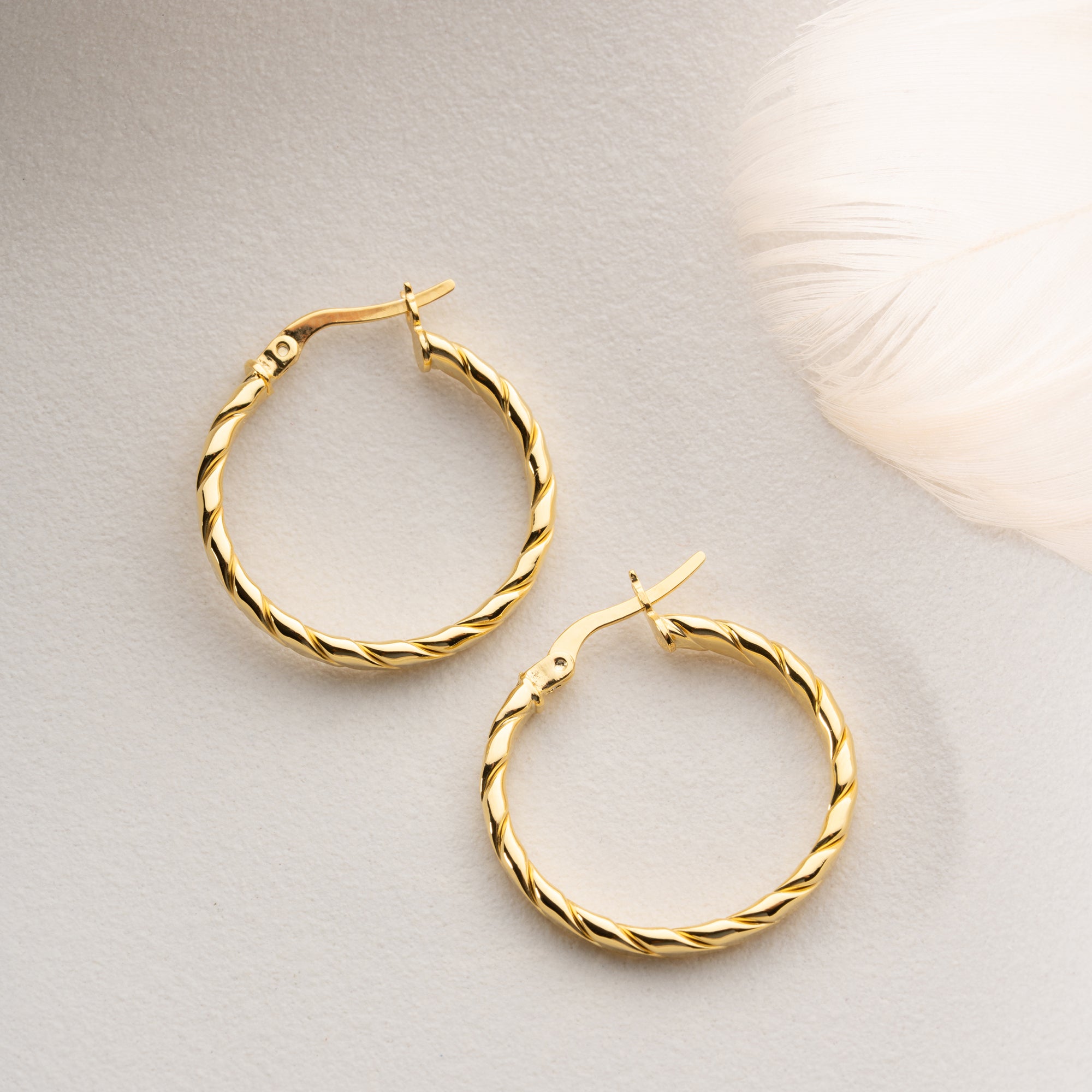 BASIC-SPIRALE OHRRINGE | 925 SILBER