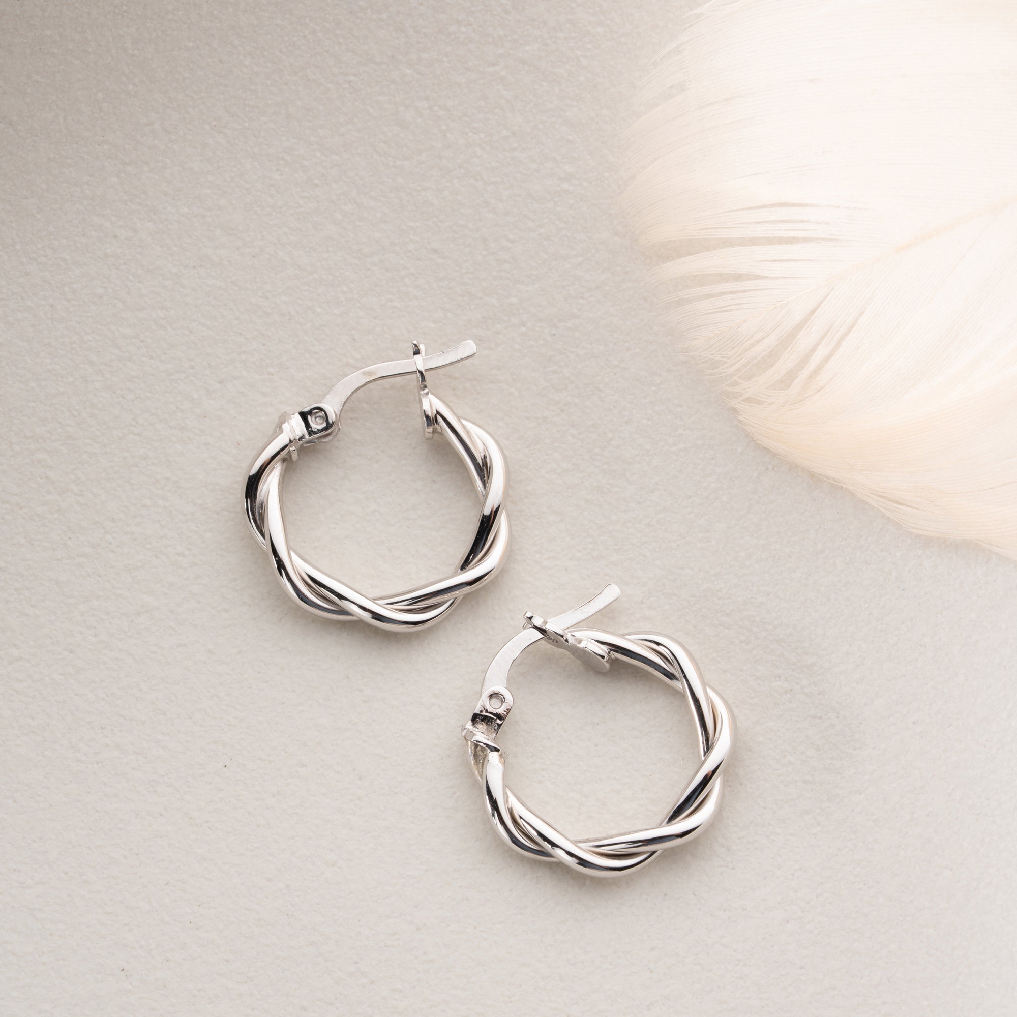 MINIMALISTISCHE KORDELL OHRRINGE | 925 SILBER