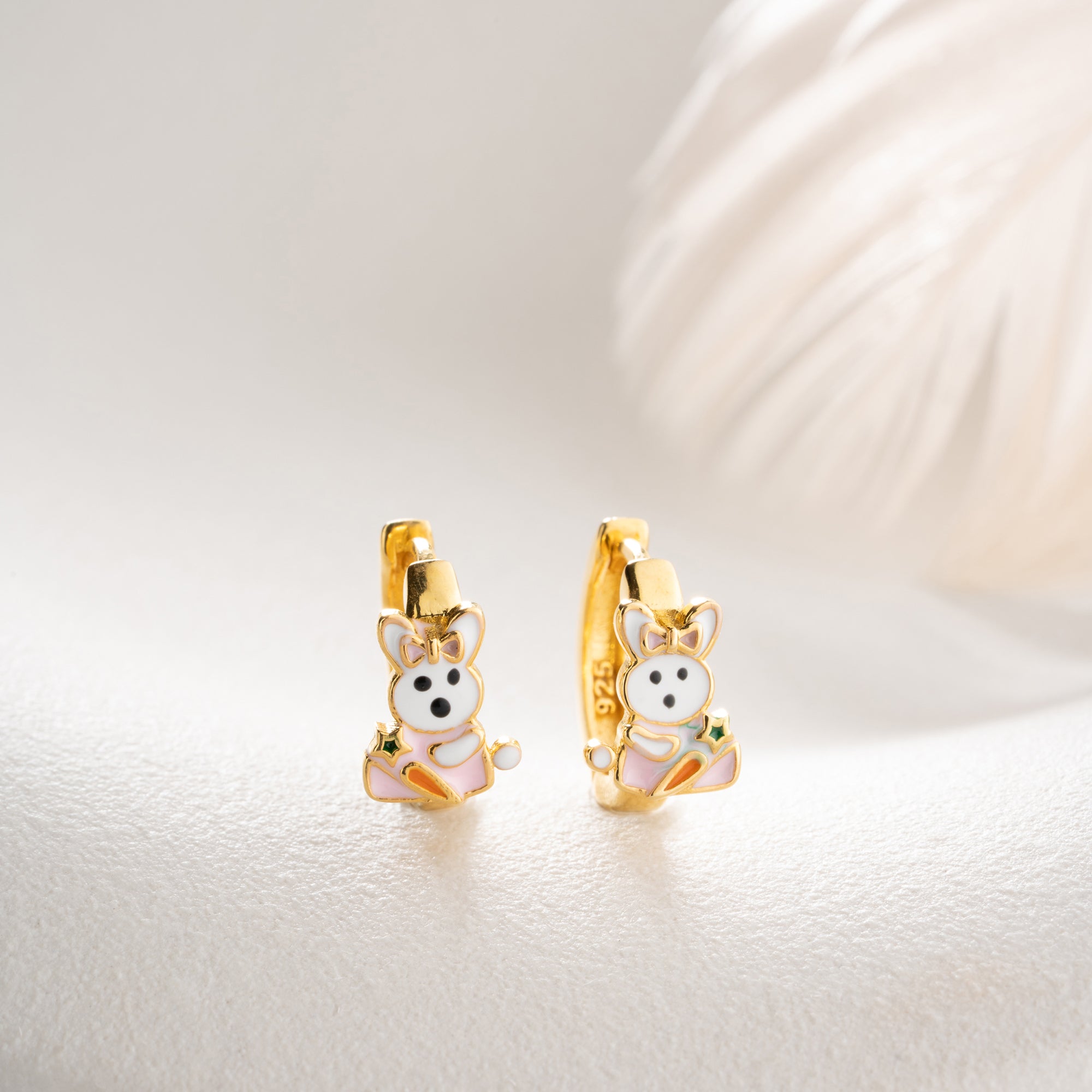 MINI-HASE OHRRINGE | 925 SILBER