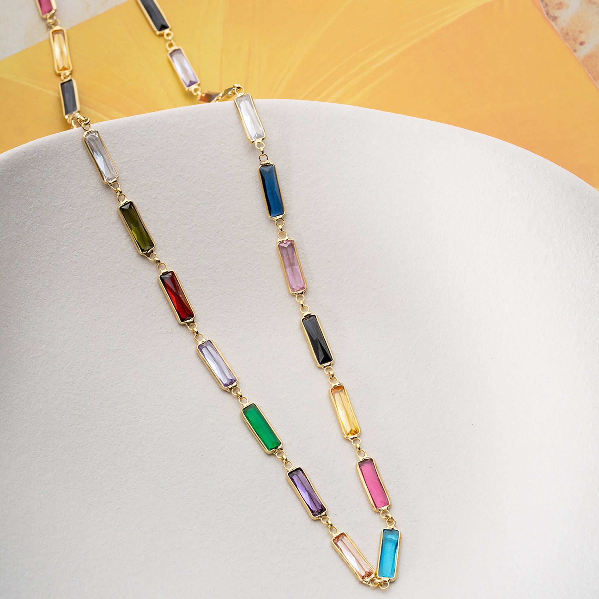 MIELYA COLORFULL KETTE | 925 SILBER