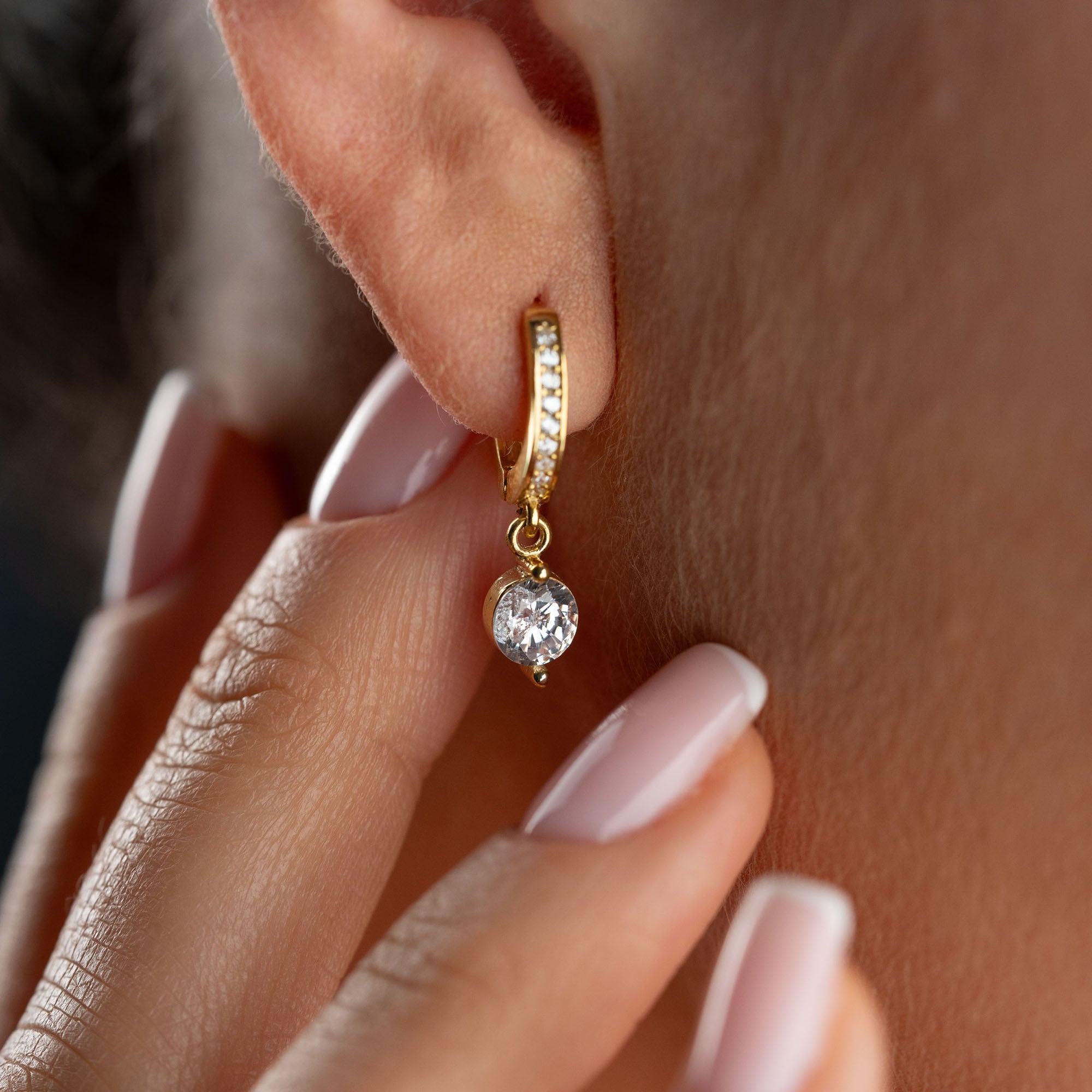 Zirconia Cloverleaf Earrings | 925 Silver