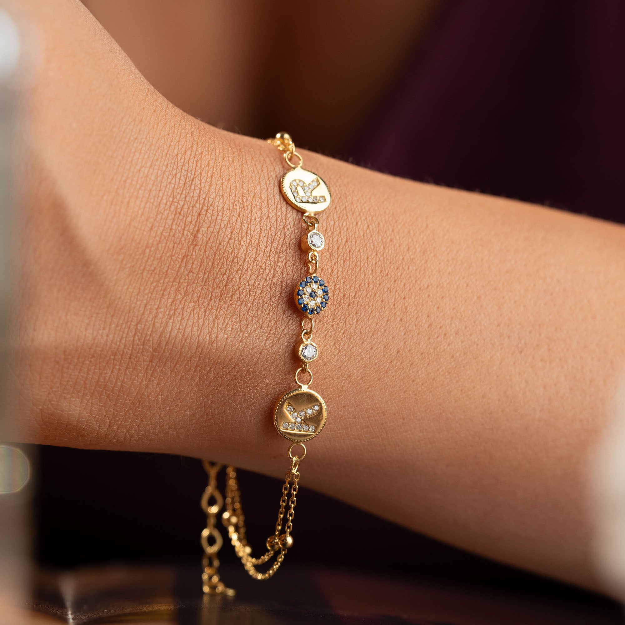 LETTER NAZAR LETTER ARMKETTE | 925 SILBER