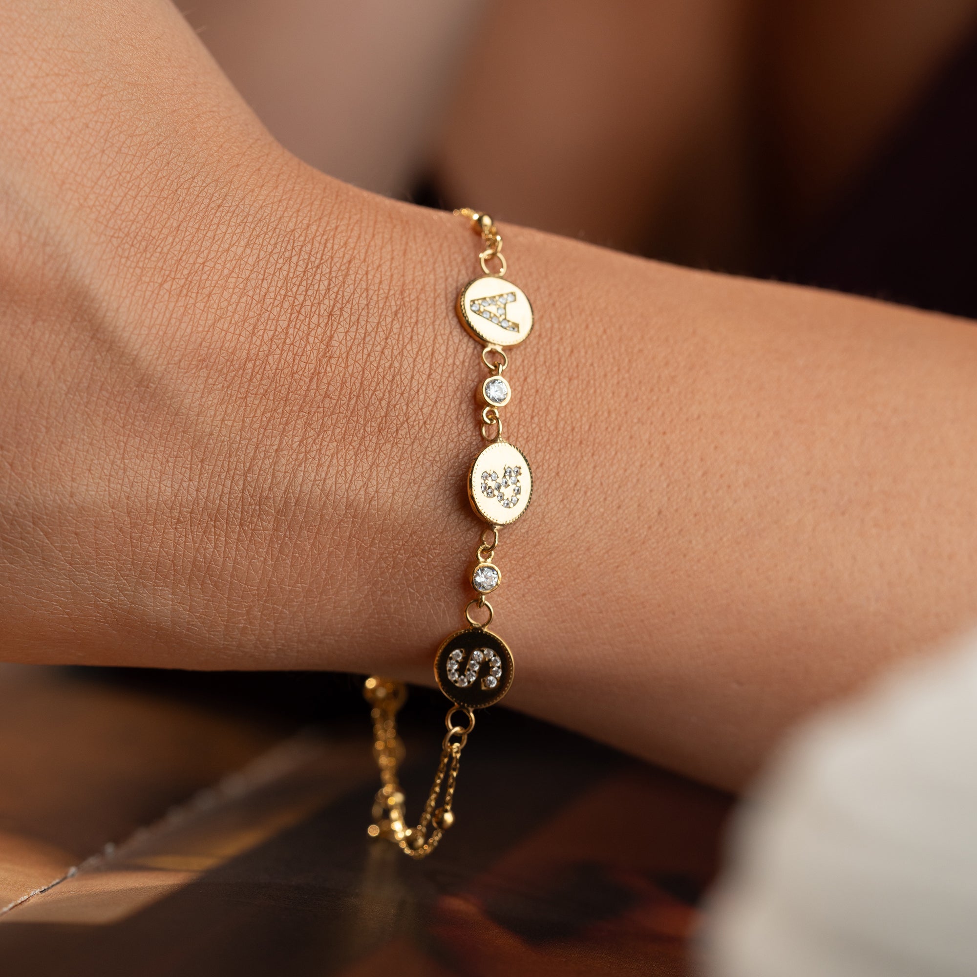 LETTER & LETTER ARMKETTE | 925 SILBER