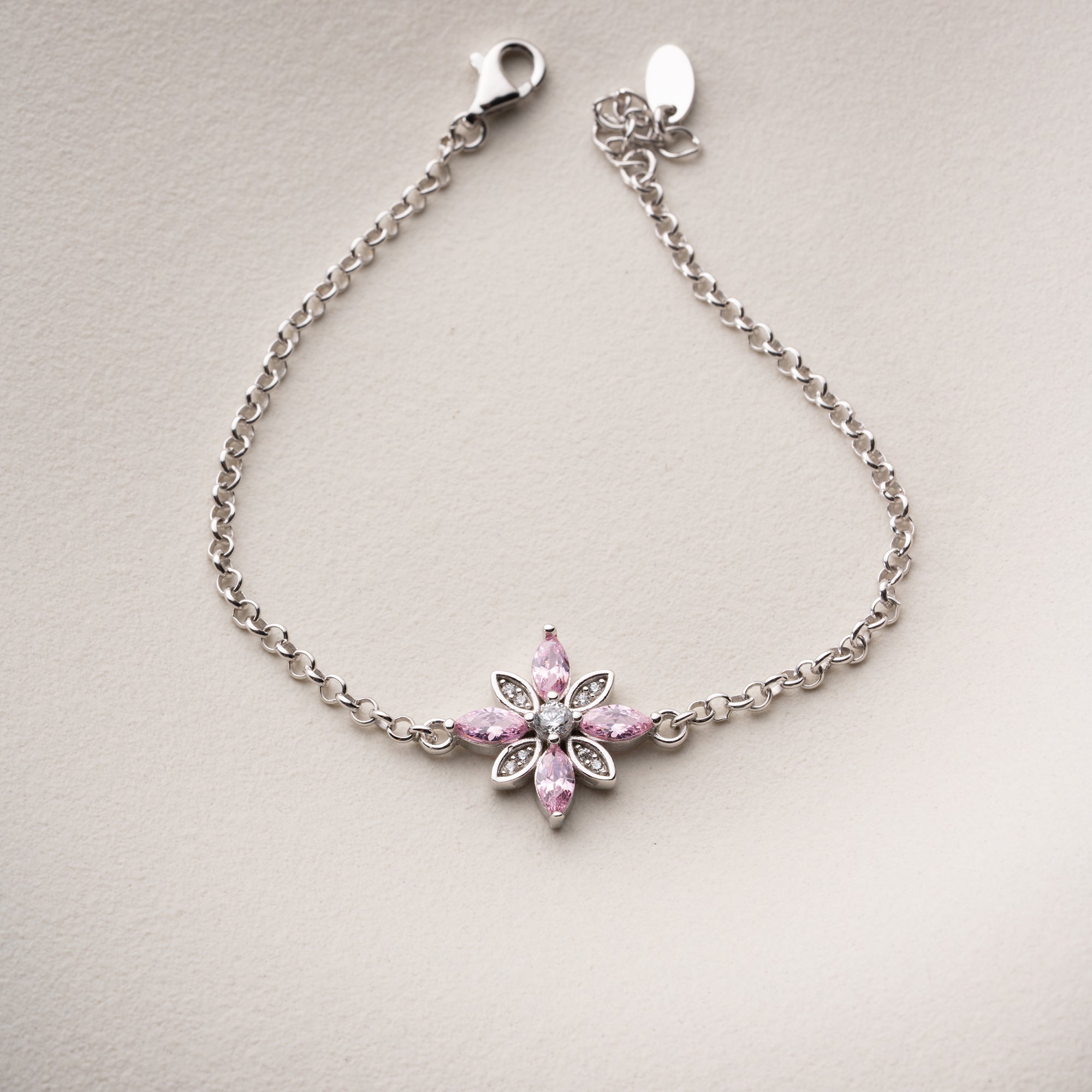 BLUME ARMKETTE | 925 SILBER