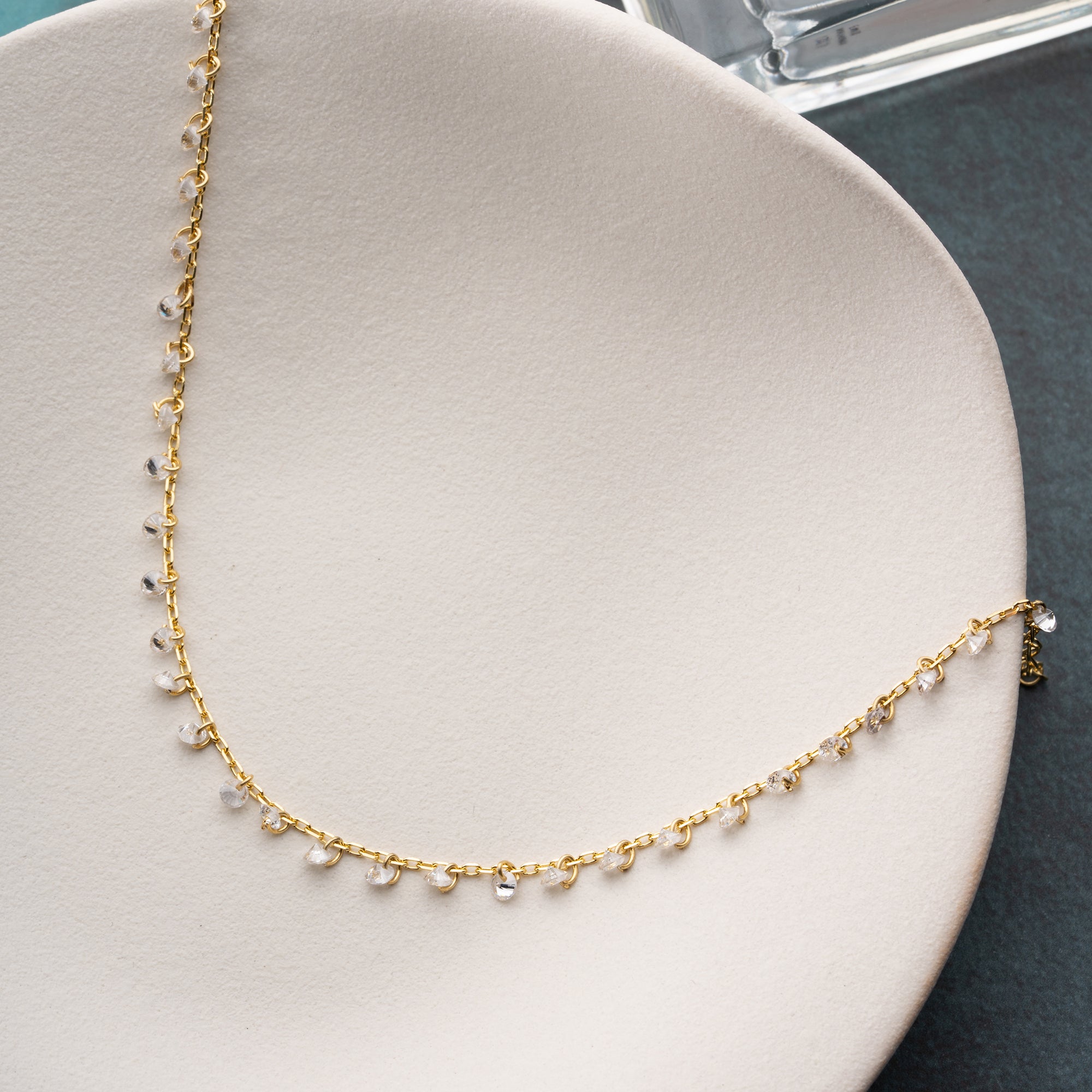 SCHIMMER FUSSKETTE | 925 SILBER