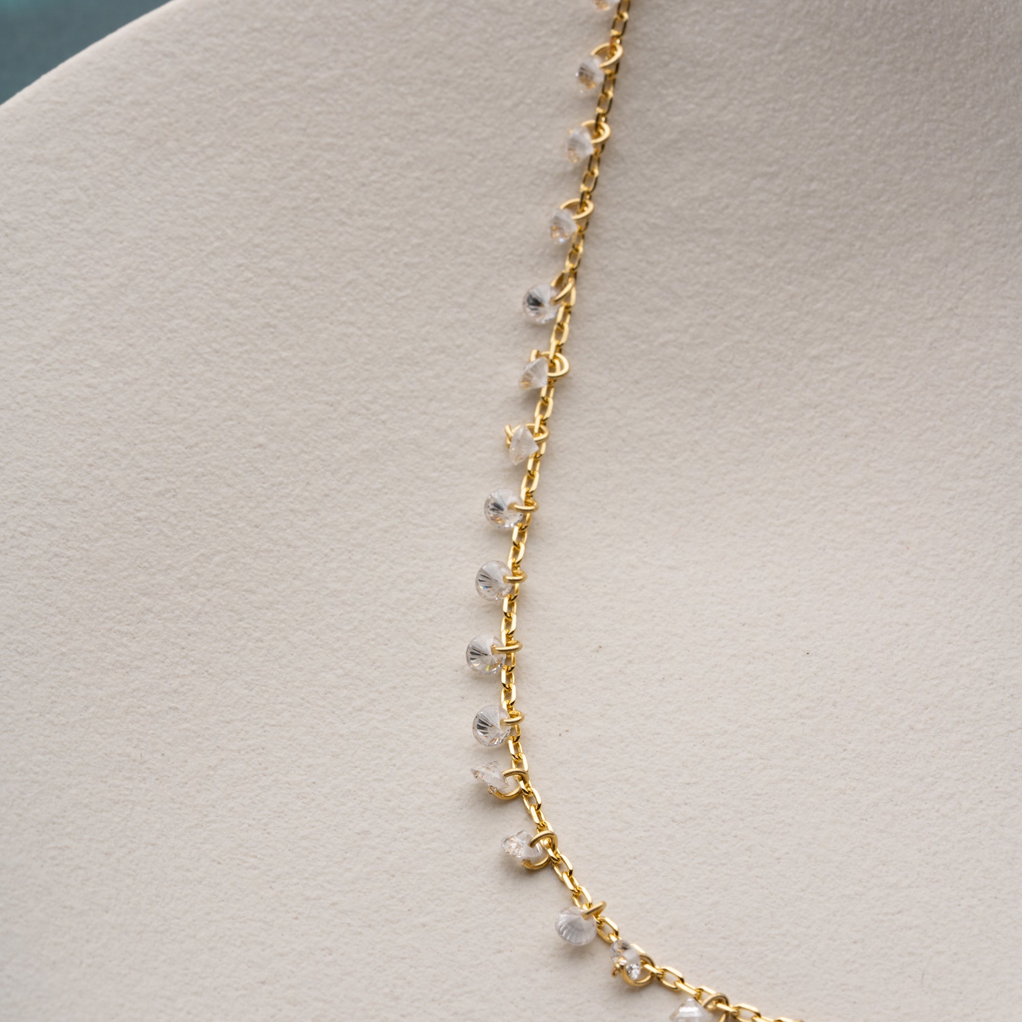 SCHIMMER FUSSKETTE | 925 SILBER