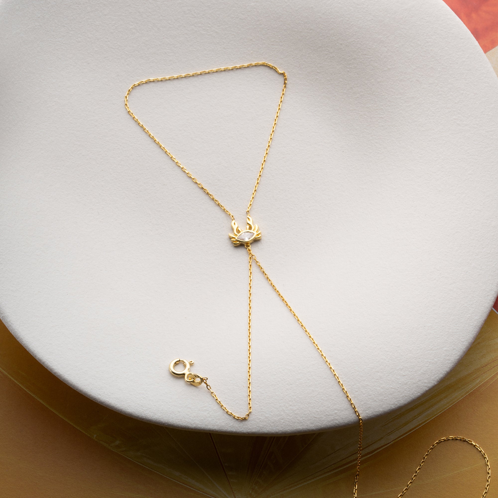 MINI CANCER HANDKETTE | 925 SILBER