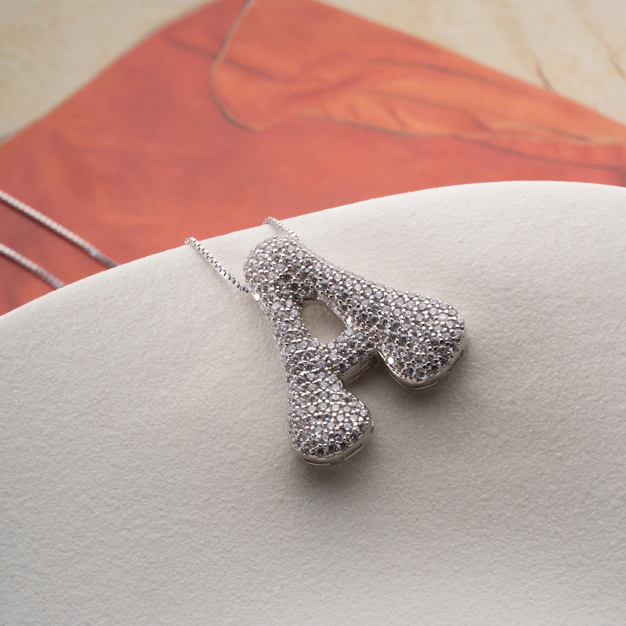 ICON BOMB ZIRKONIA BUCHSTABEN HALSKETTE | 925 SILBER