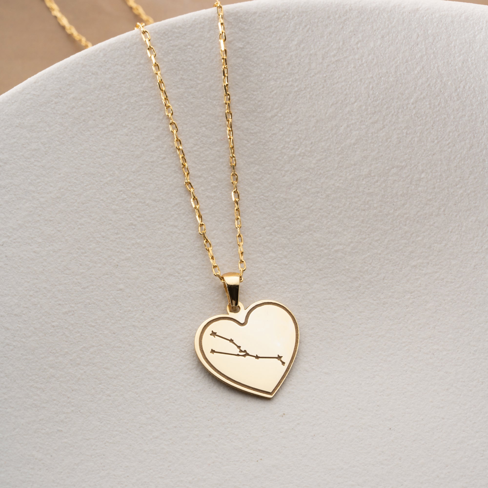 Engraved Heart Necklace | 925 Silver