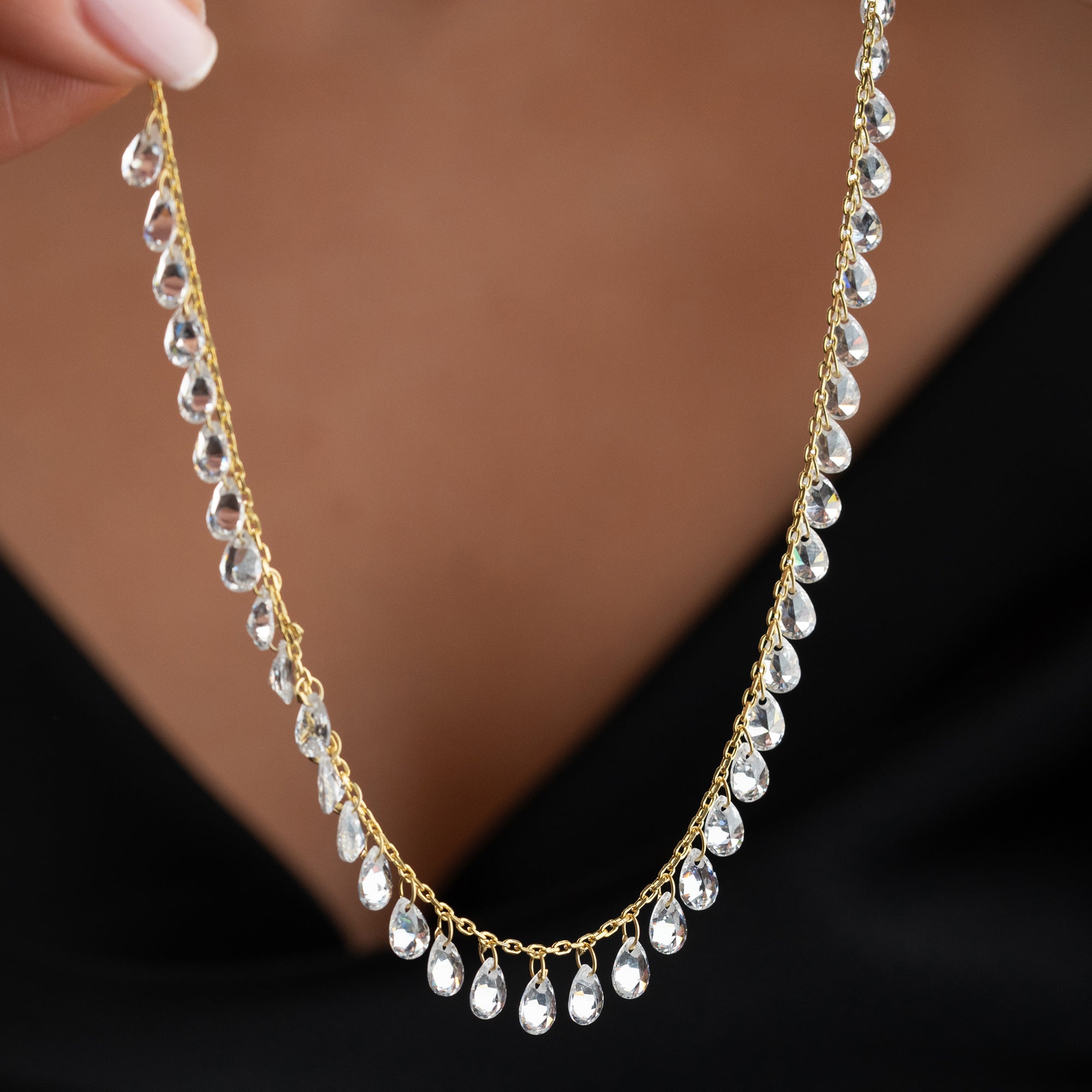 MEERESGLANZ HALSKETTE | 925 SILBER