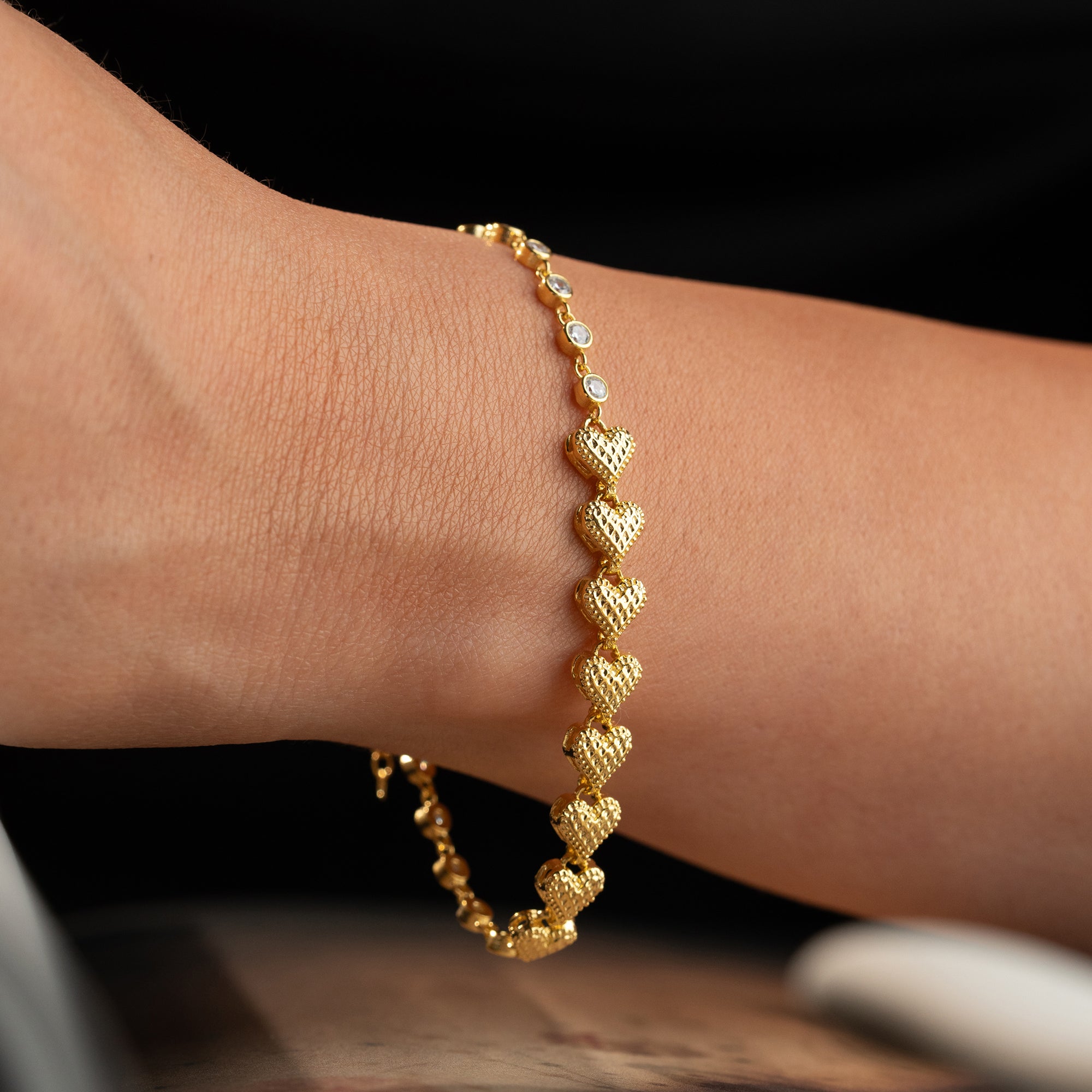 ZUNEIGUNG ARMKETTE | 925 SILBER