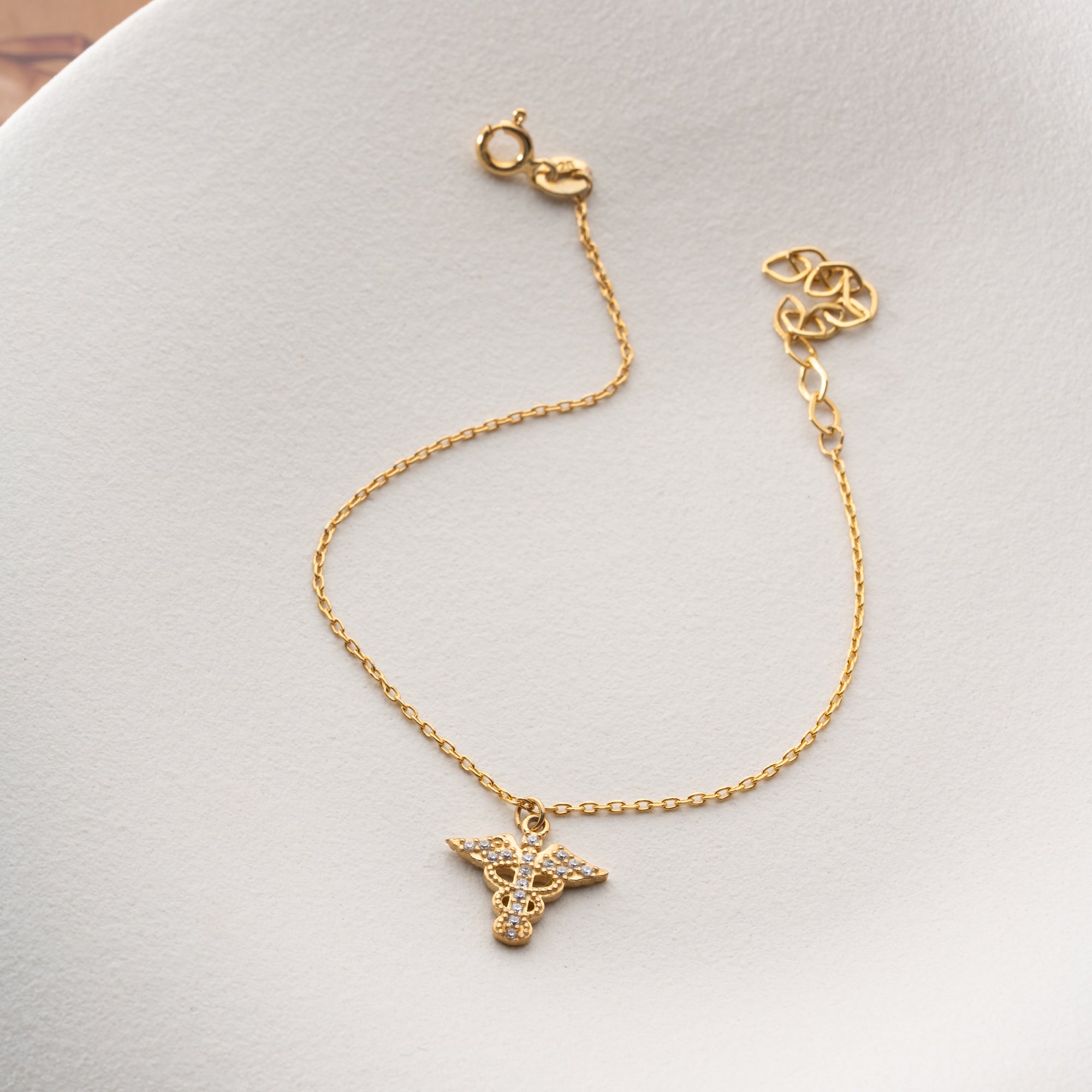 APOTHEKER-CHARM ARMKETTE | 925 SILBER