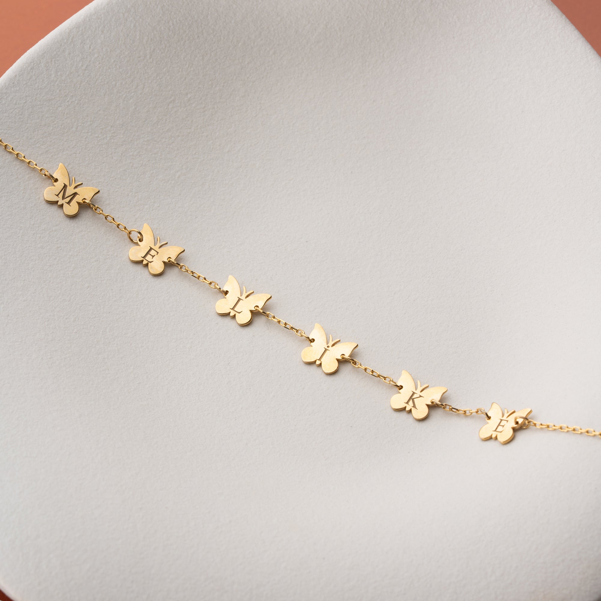 SCHMETTERLINGS FUSSKETTE | 925 SILBER