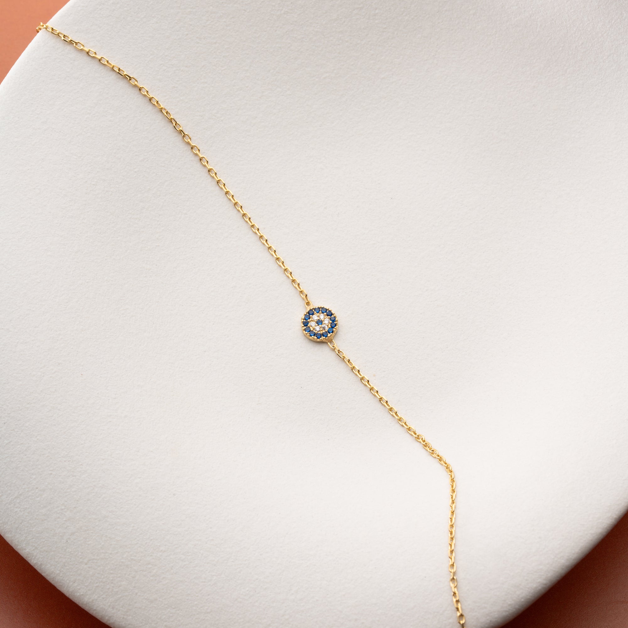MINI-NAZAR FUSSKETTE | 925 SILBER