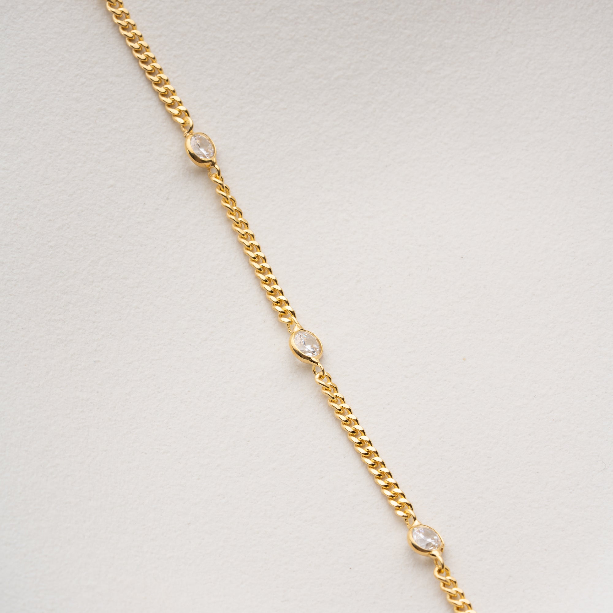 GLANZ FUSSKETTE | 925 SILBER