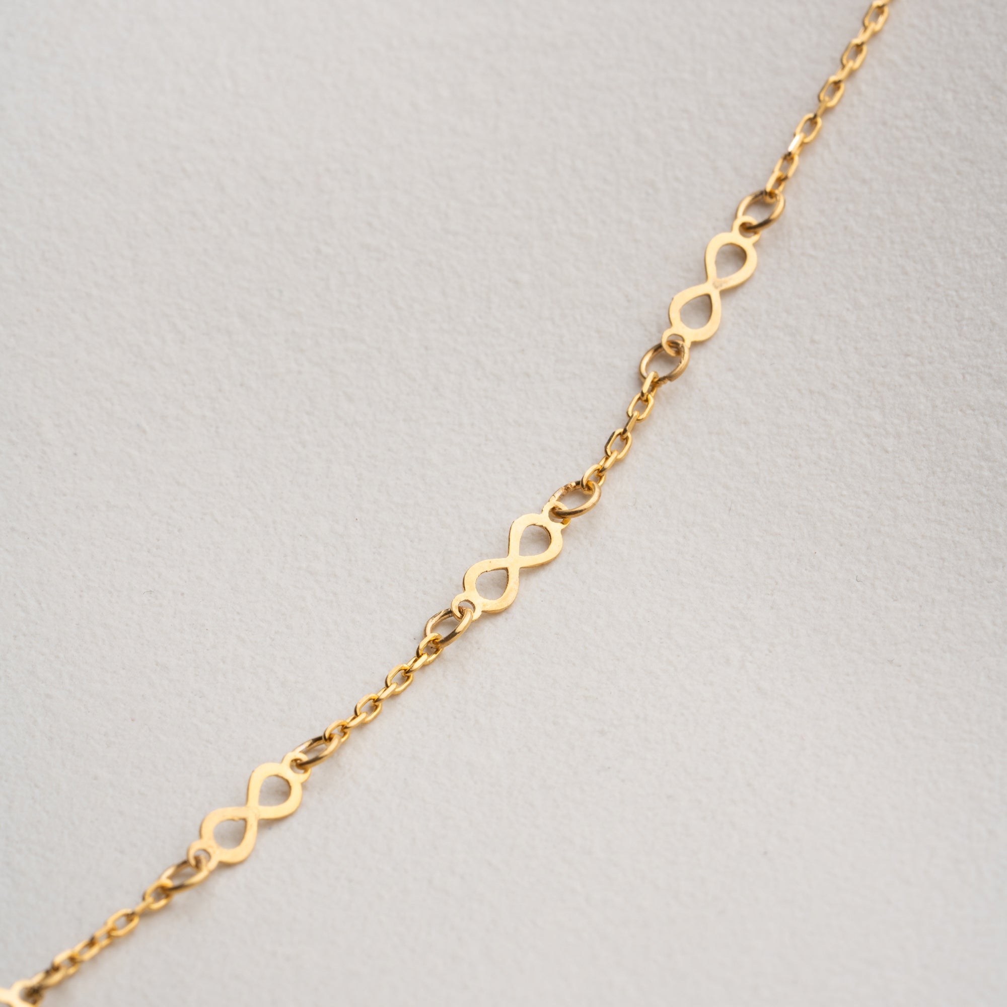 UNENDLICHKEIT FUSSKETTE | 925 SILBER