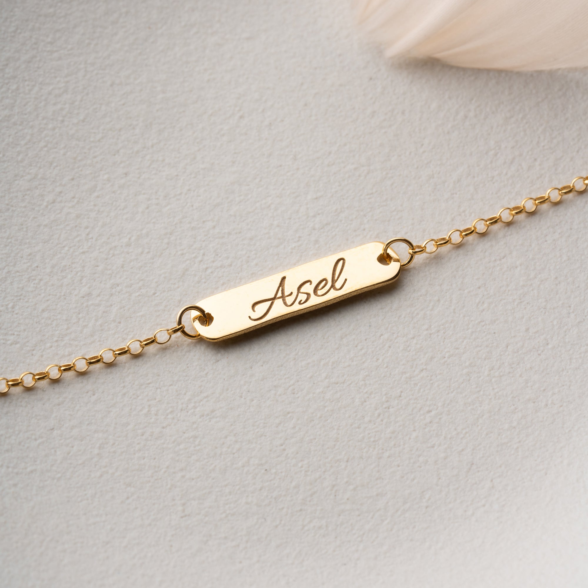 NAME SCHILD ARMKETTE | 925 SILBER