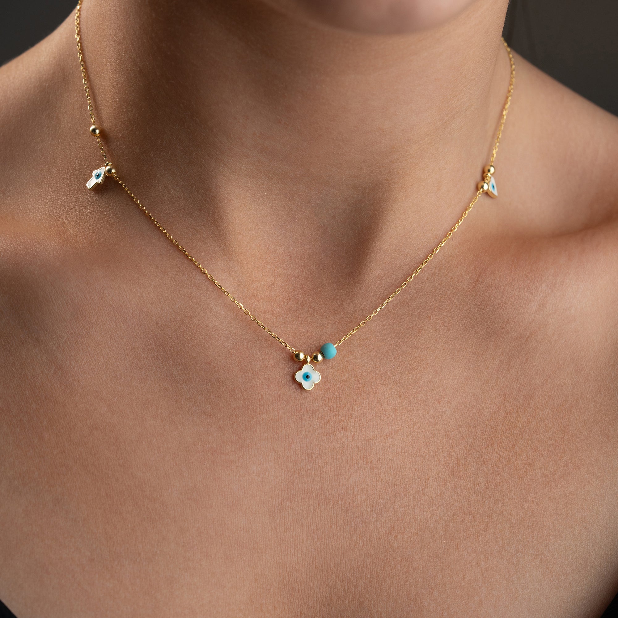 MINI DAISY HALSKETTE| 925 SILBER