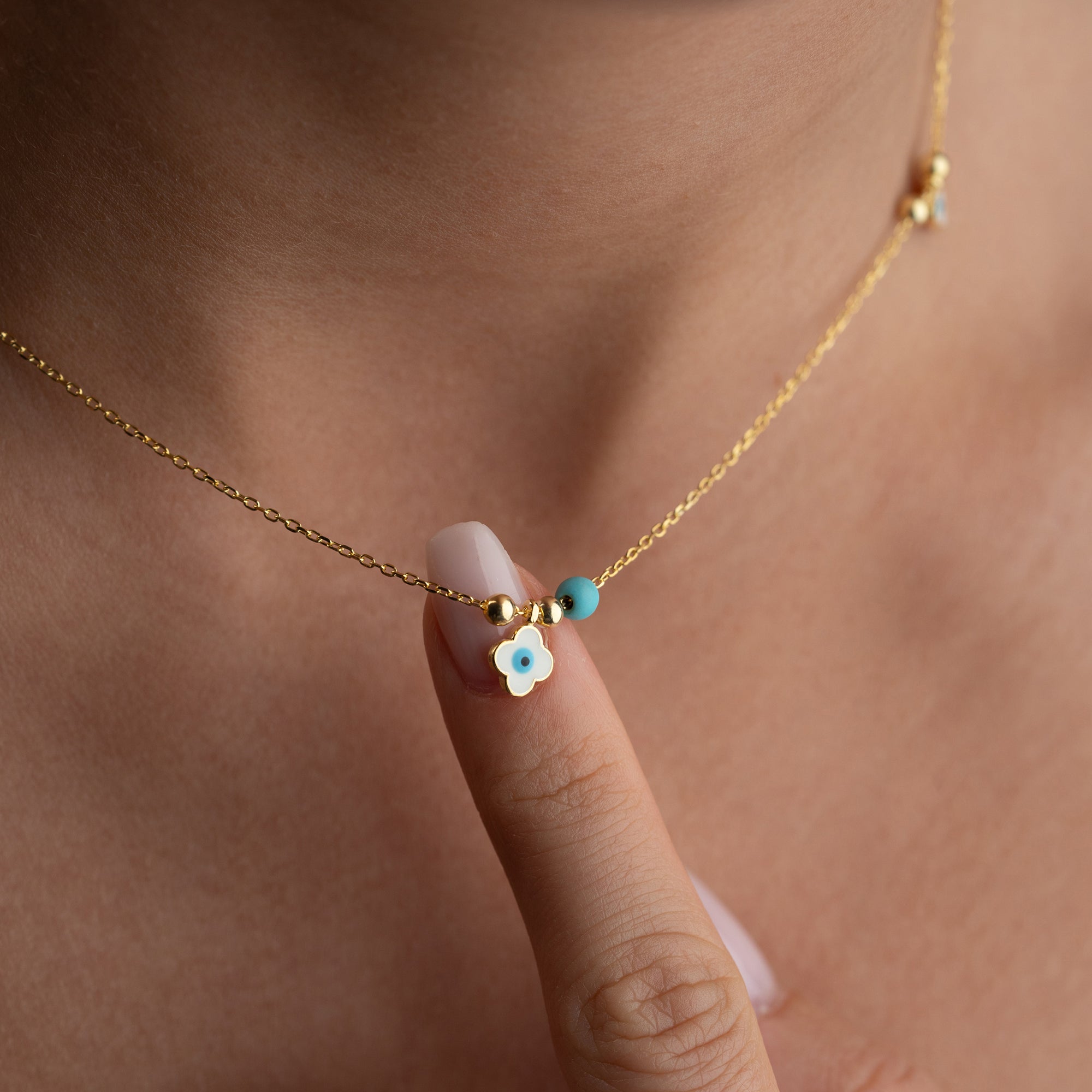 MINI DAISY HALSKETTE| 925 SILBER