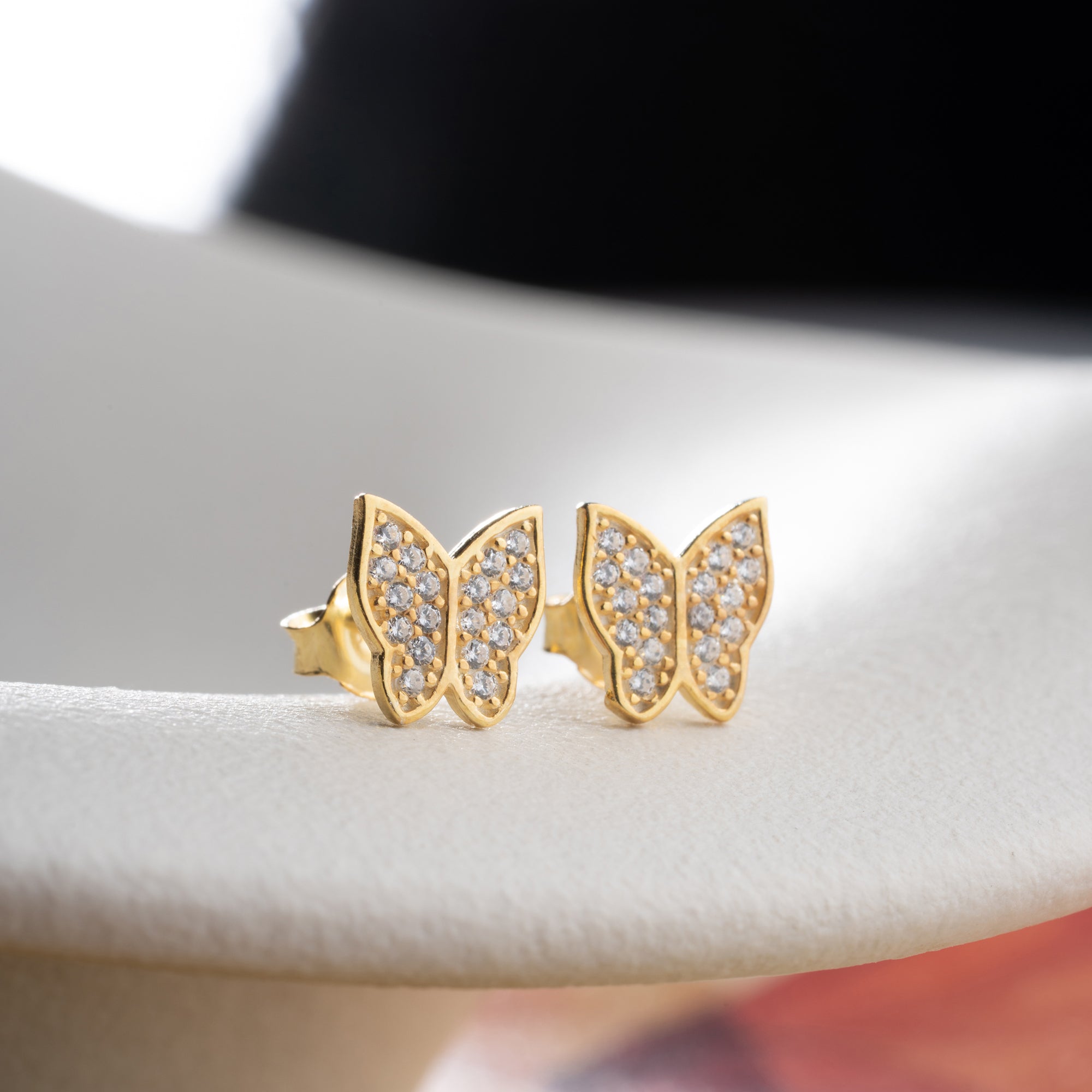 MINI BUTTERFLY OHRRINGE | 925 SILBER