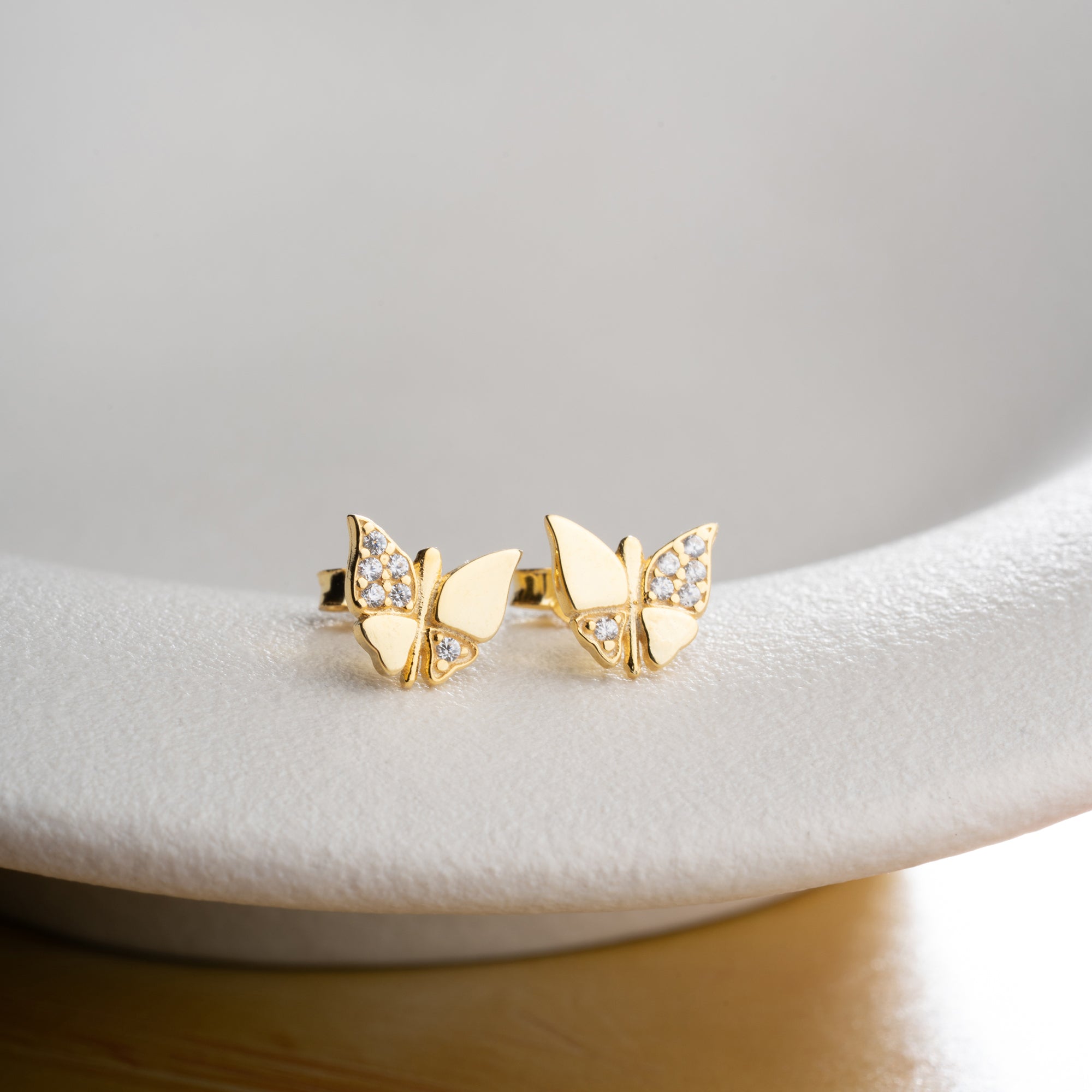 BUTTERFLY STONE OHRRINGE | 925 SILBER