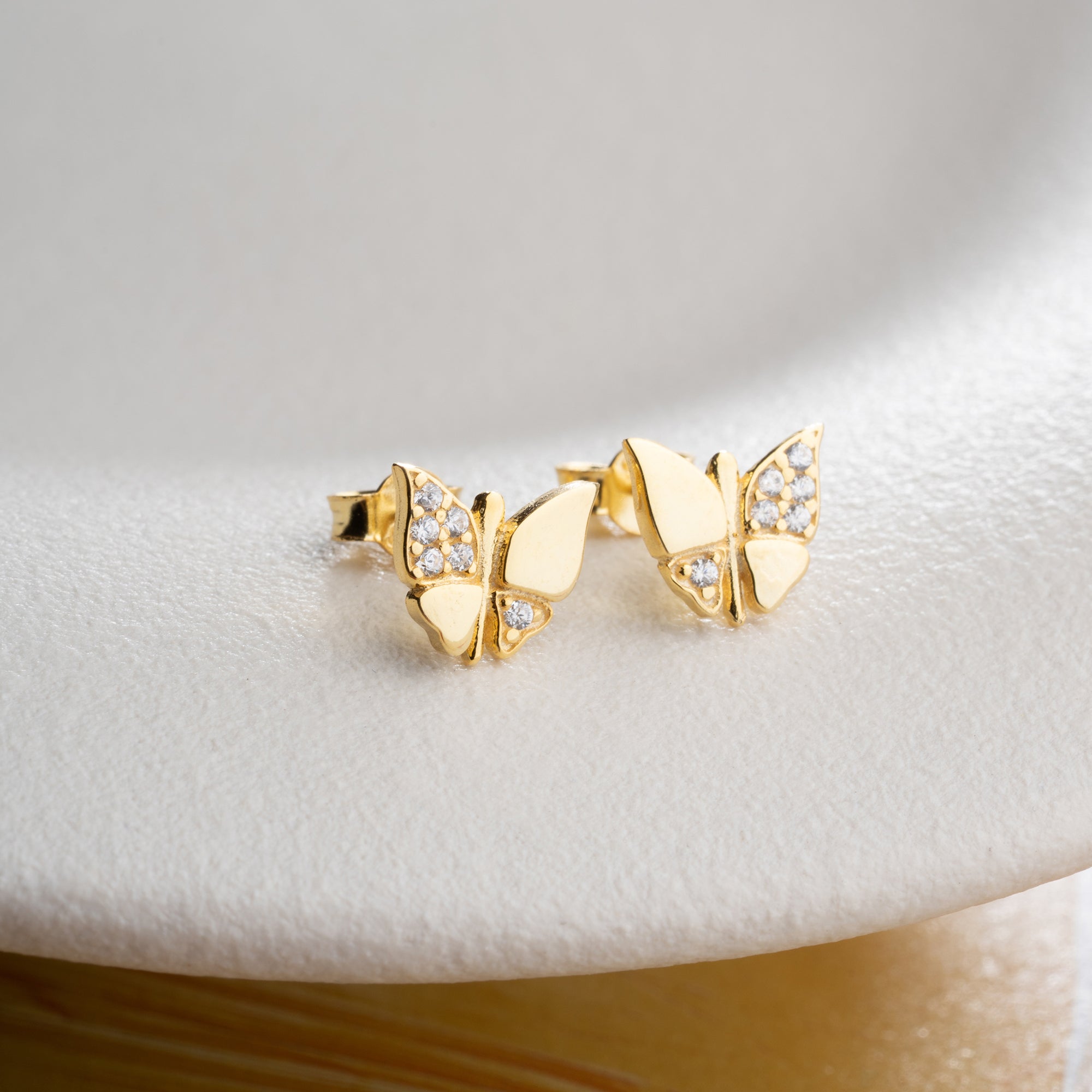 BUTTERFLY STONE OHRRINGE | 925 SILBER