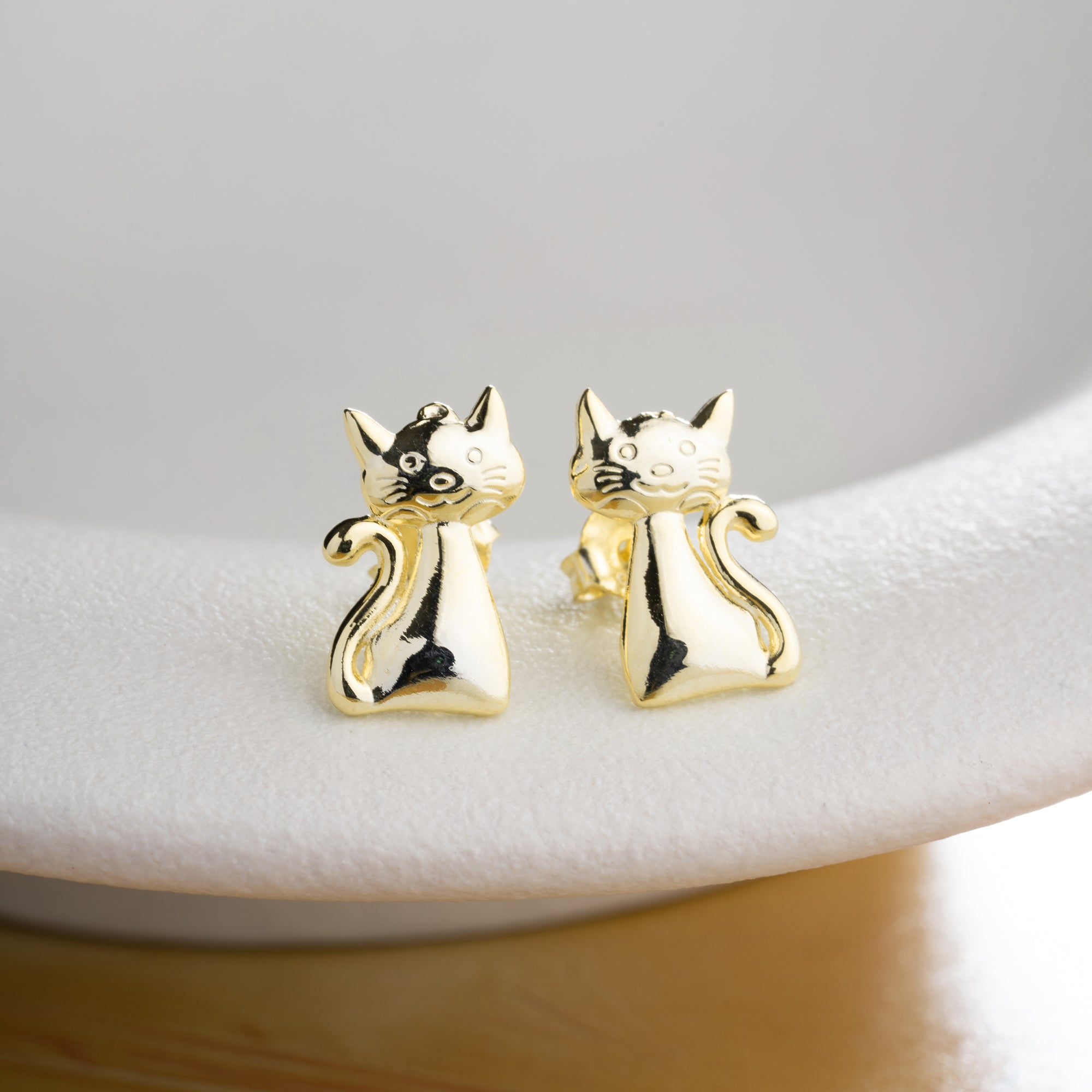 CAT OHRRINGE | 925 SILBER