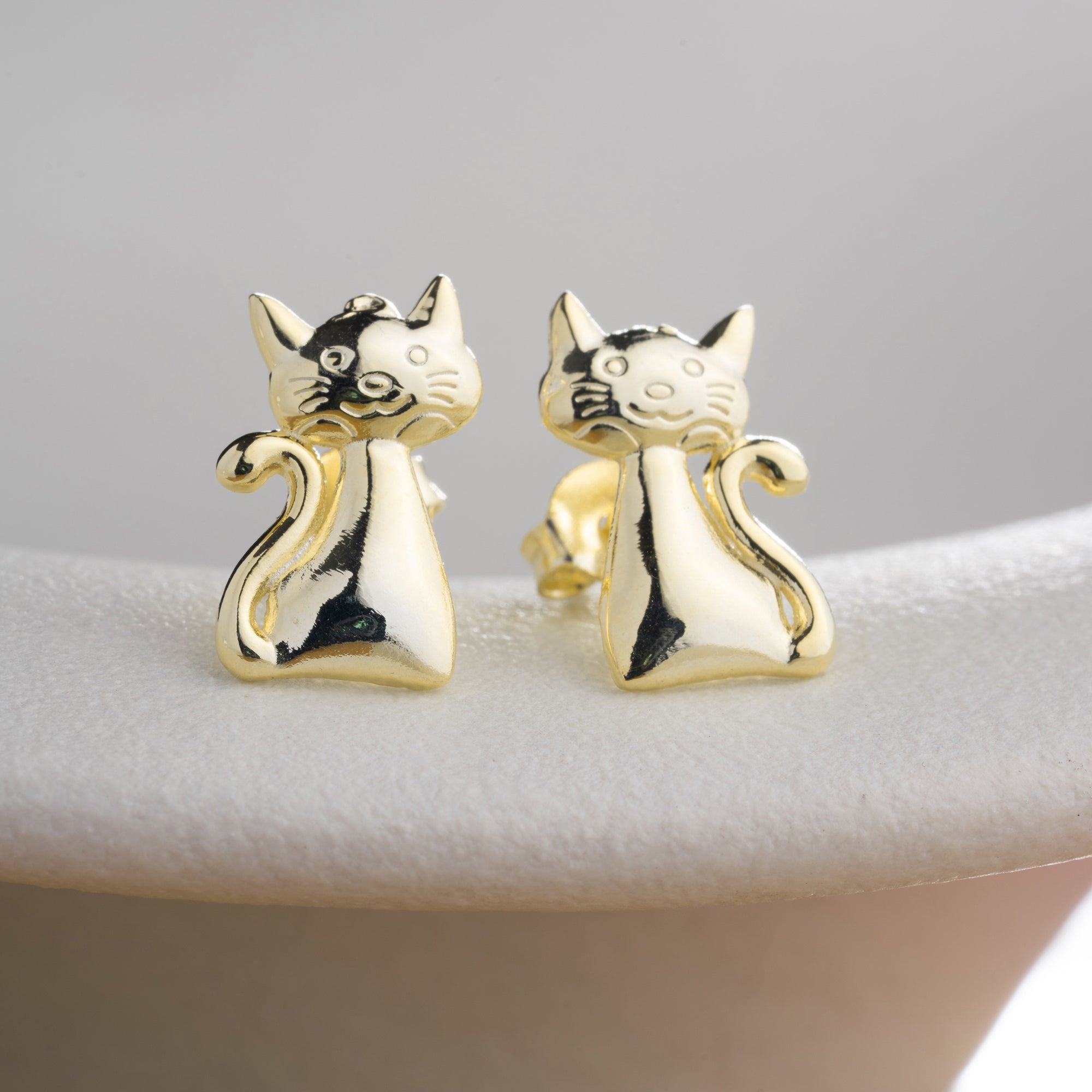 CAT OHRRINGE | 925 SILBER