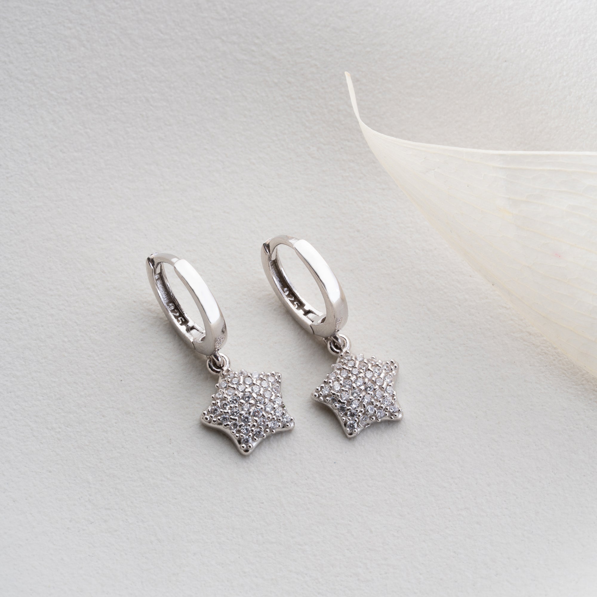 MINI STERN OHRRINGE | 925 SILBER