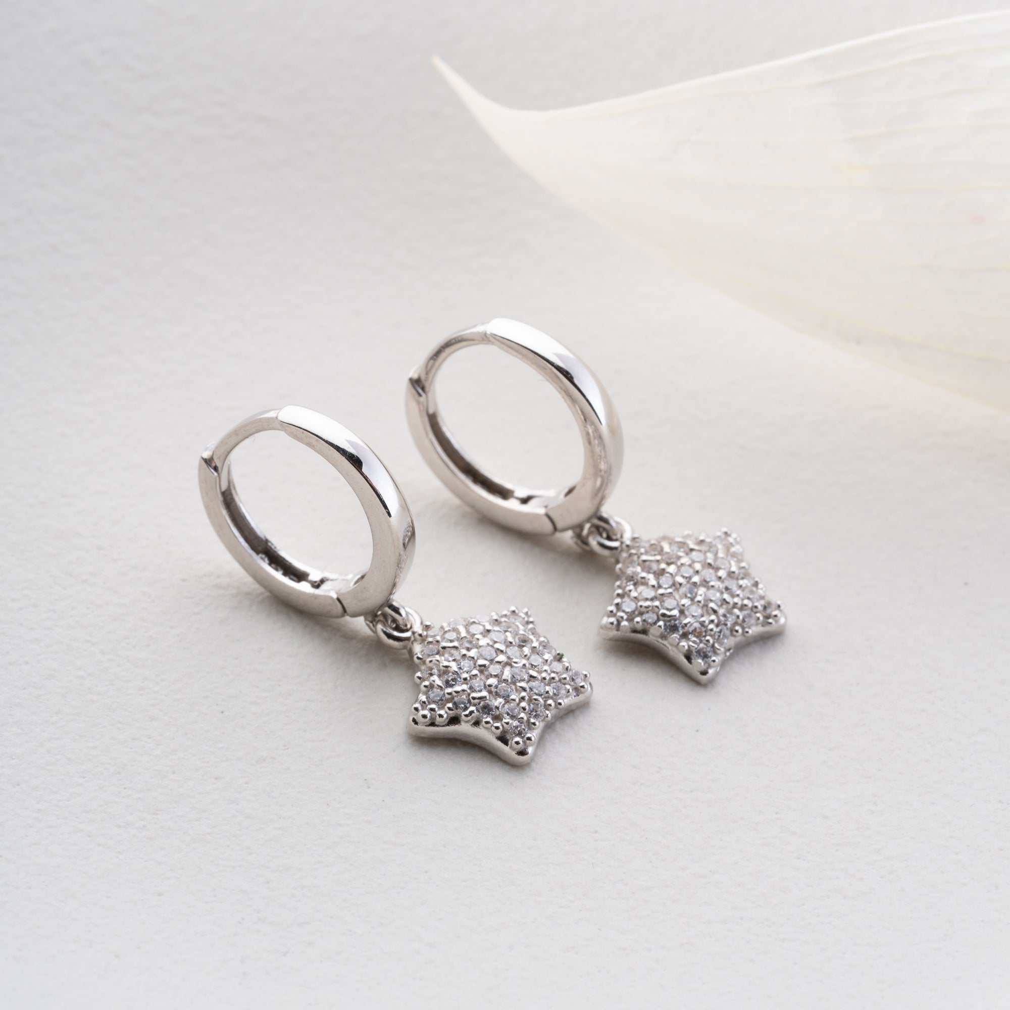 MINI STERN OHRRINGE | 925 SILBER