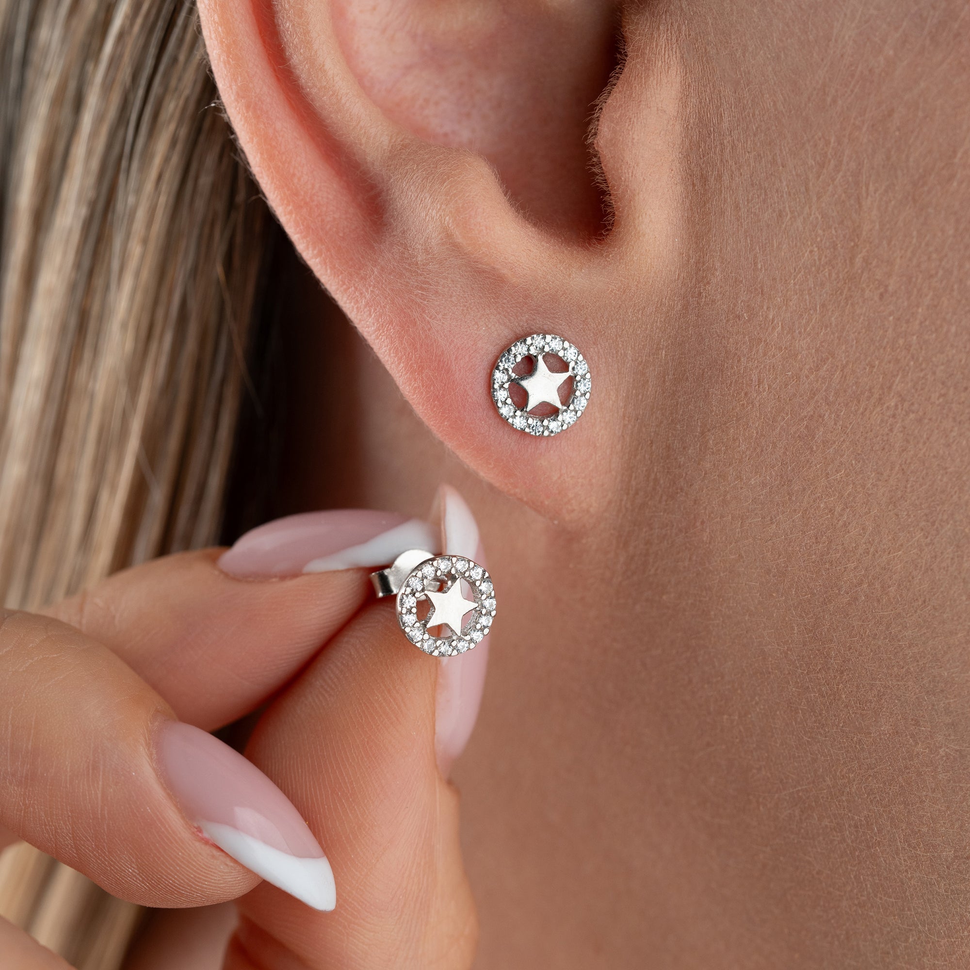 MINI-STERN OHRRINGE | 925 SILBER
