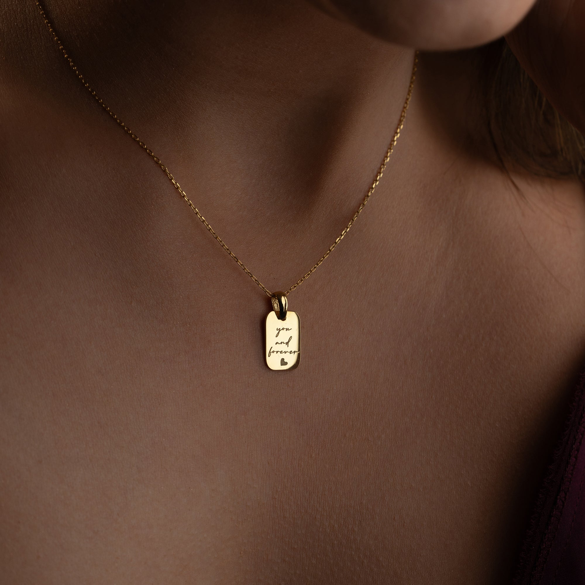 SCHREIBSCHRIFT HALSKETTE| 925 SILBER