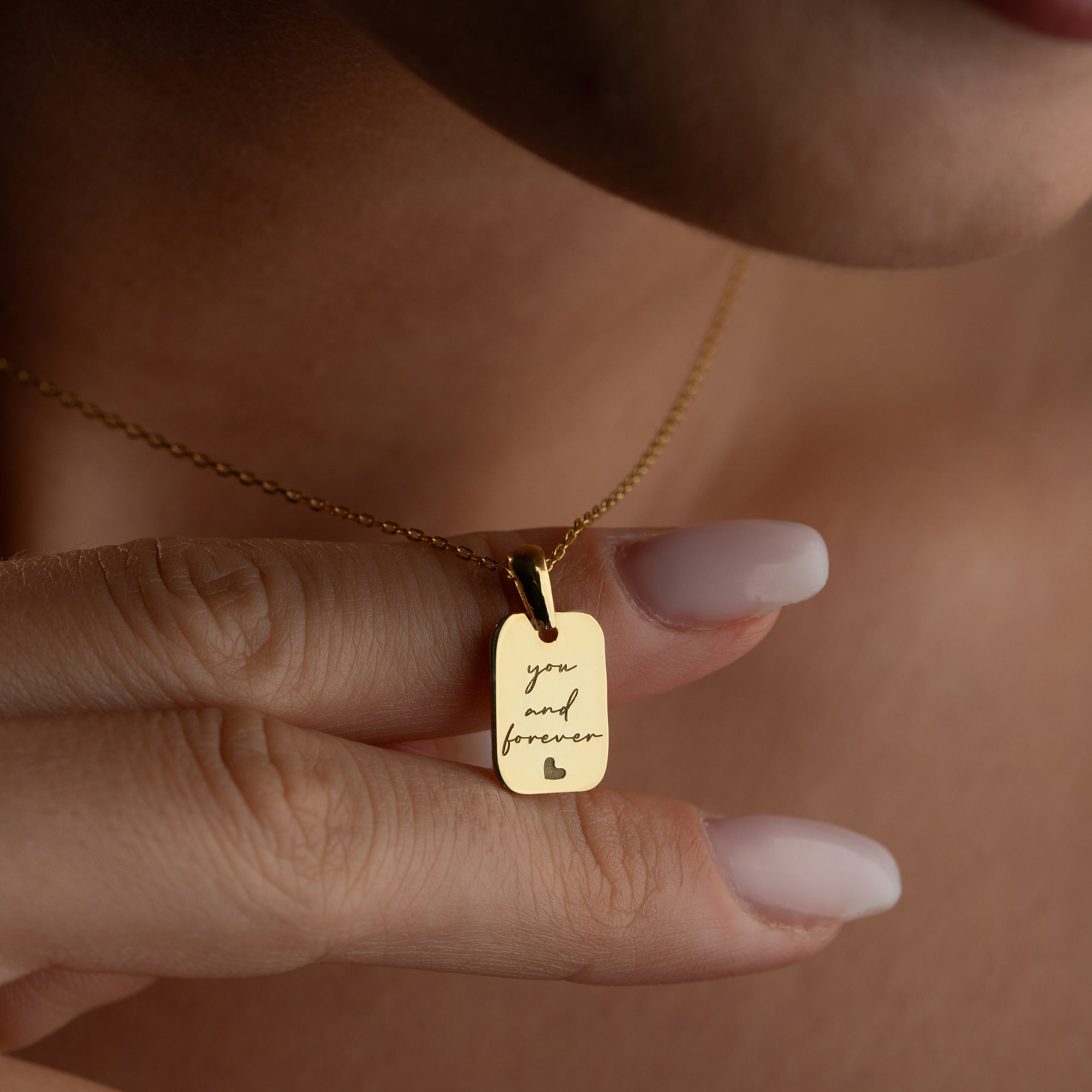 SCHREIBSCHRIFT HALSKETTE| 925 SILBER