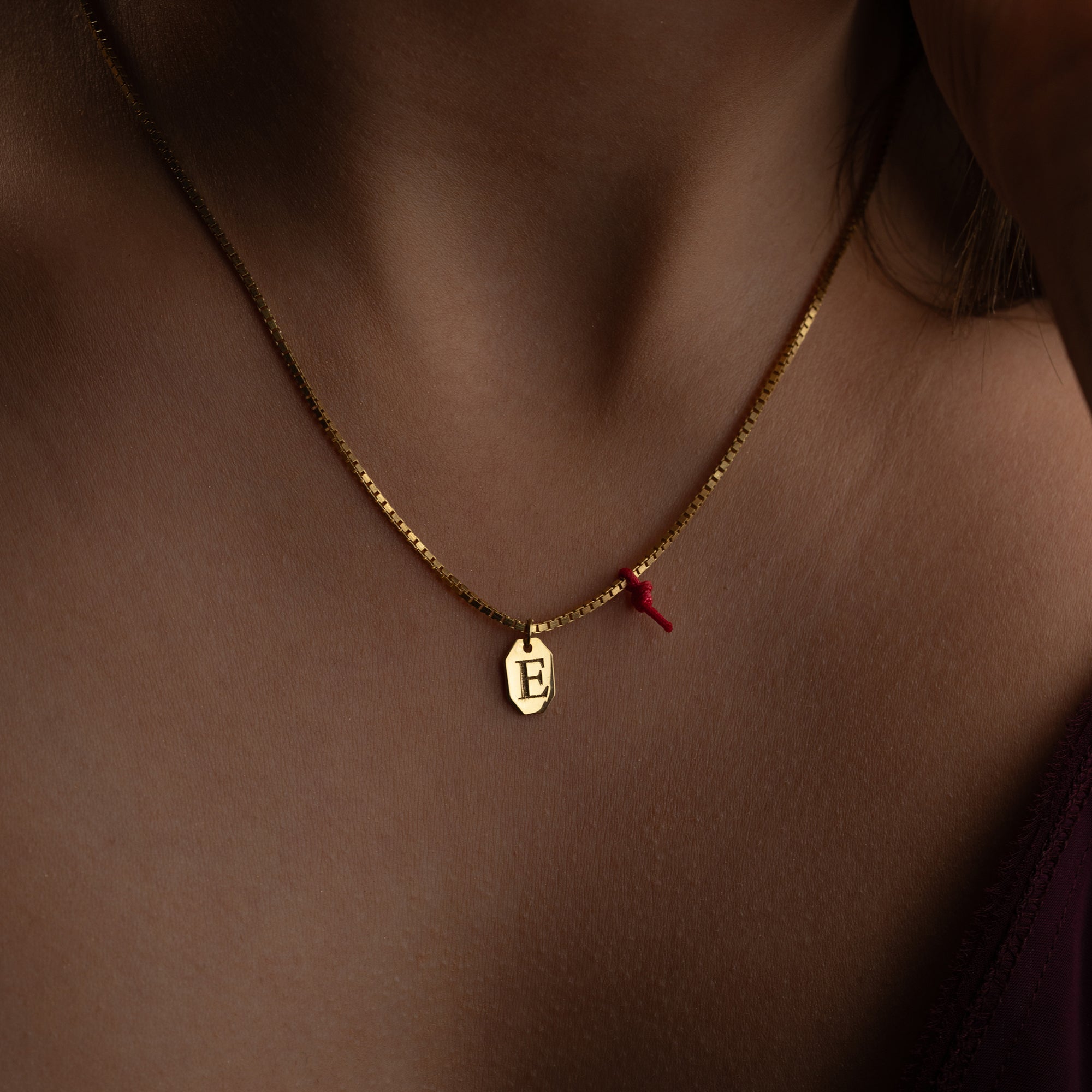 LETTER KUBIC HALSKETTE| 925 SILBER