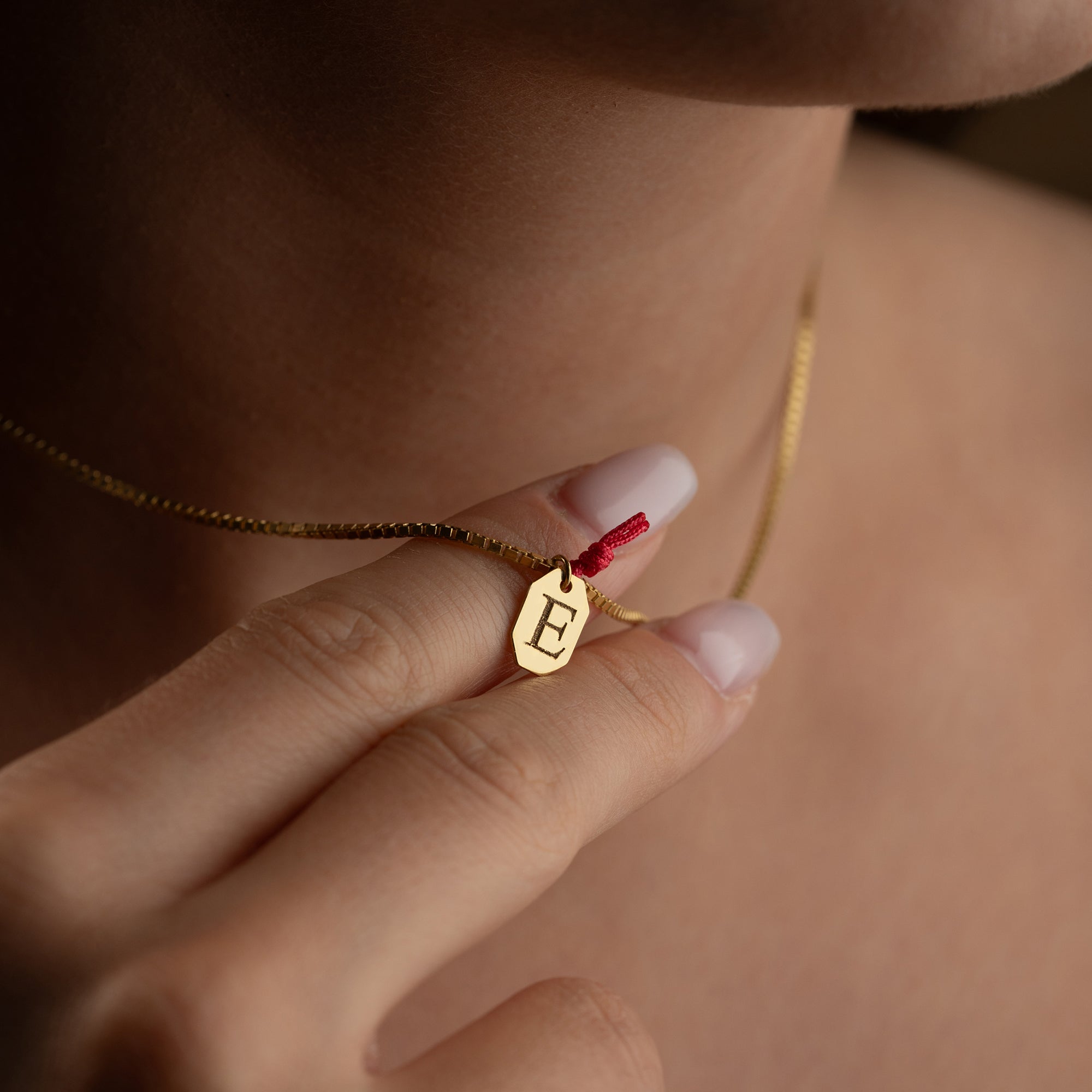 LETTER KUBIC HALSKETTE| 925 SILBER