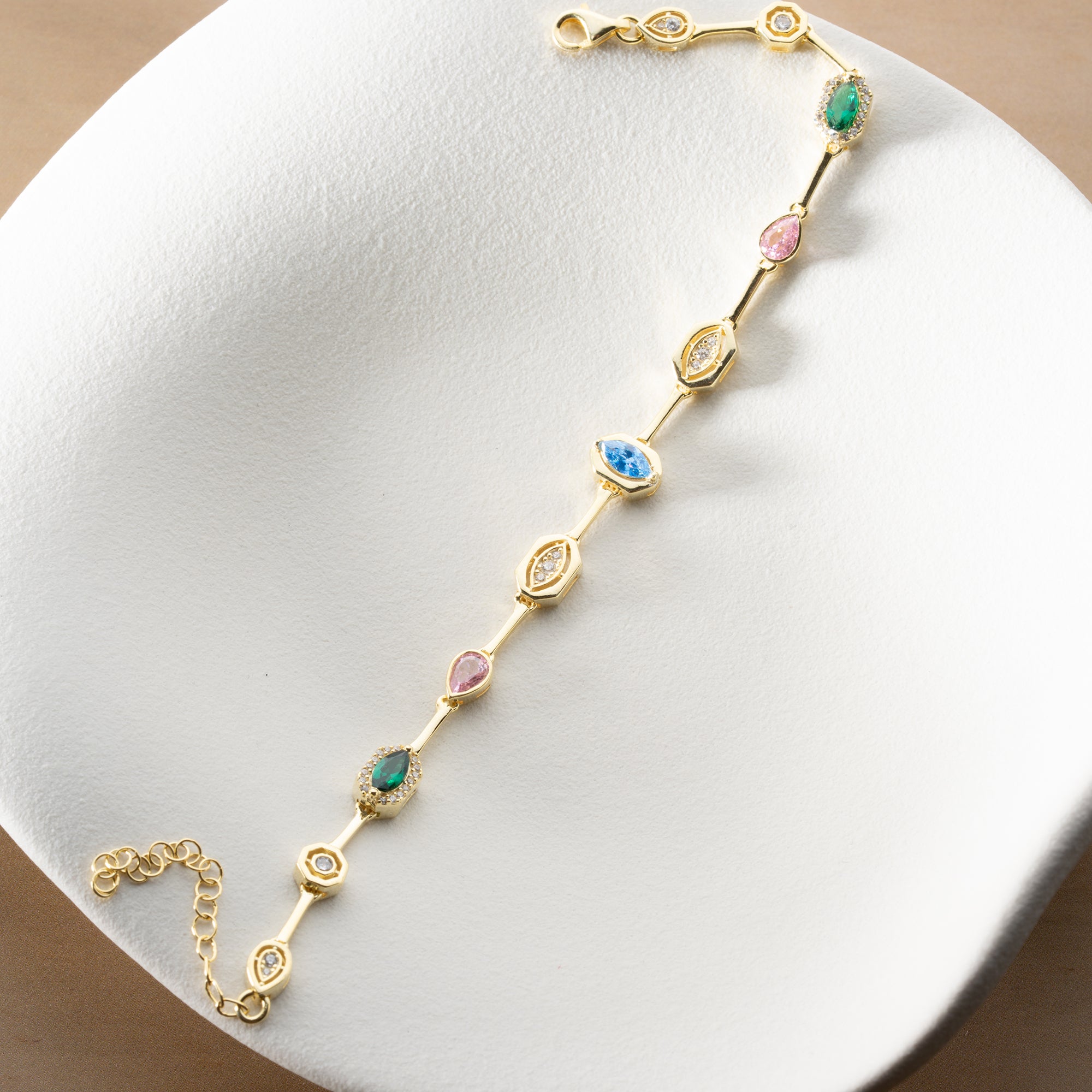 DESIGN BUNTES ARMBAND | 925 SILBER