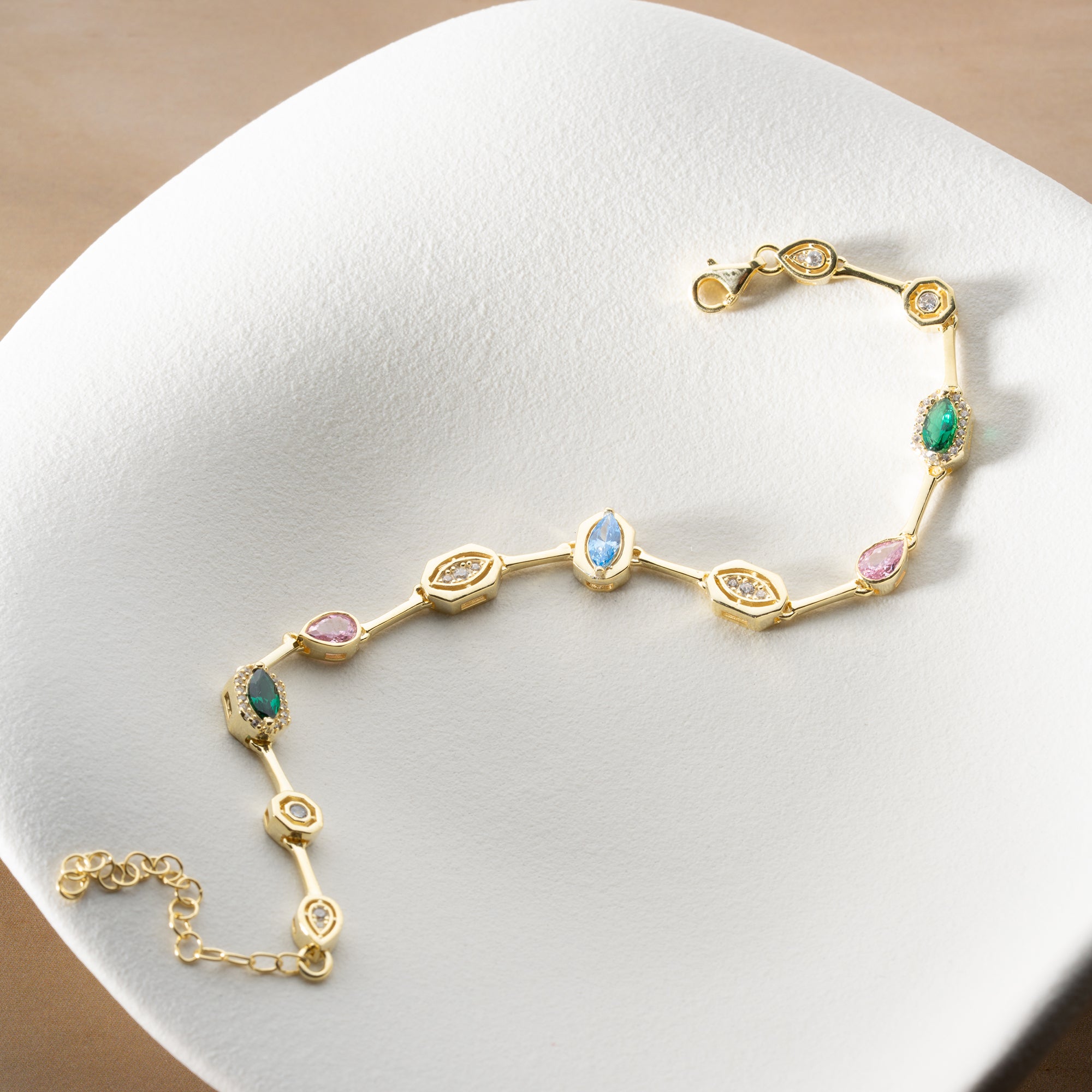 DESIGN BUNTES ARMBAND | 925 SILBER