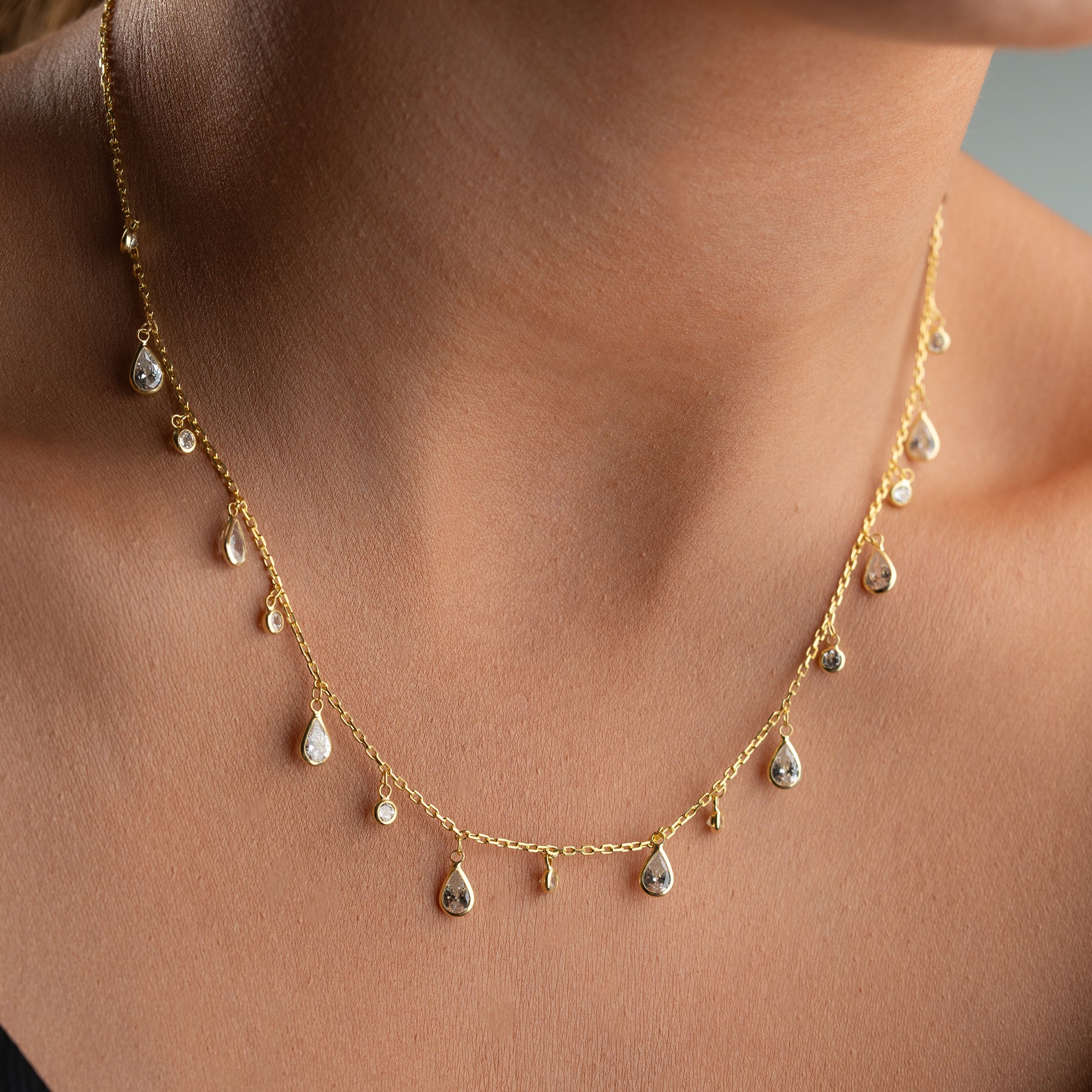 TEARDROP DROP
 HALSKETTE | 925 SILBER
