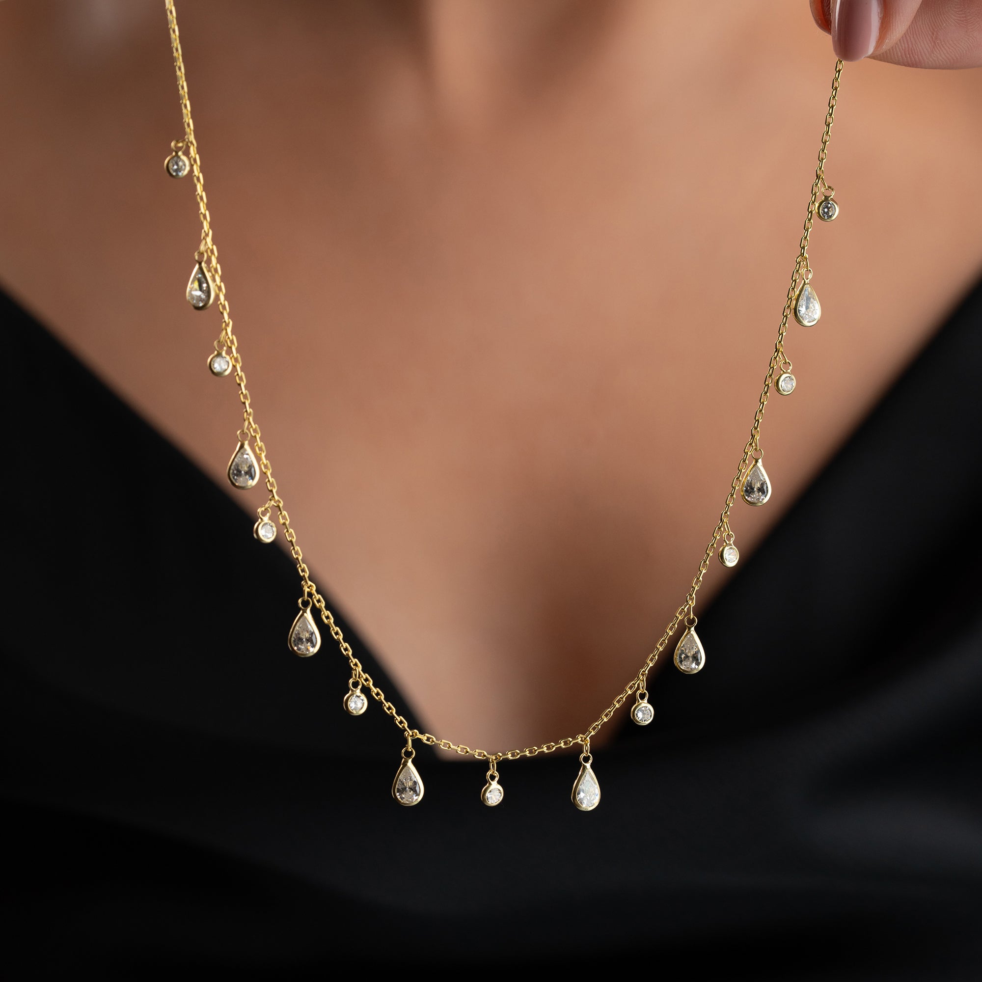 TEARDROP DROP
 HALSKETTE | 925 SILBER