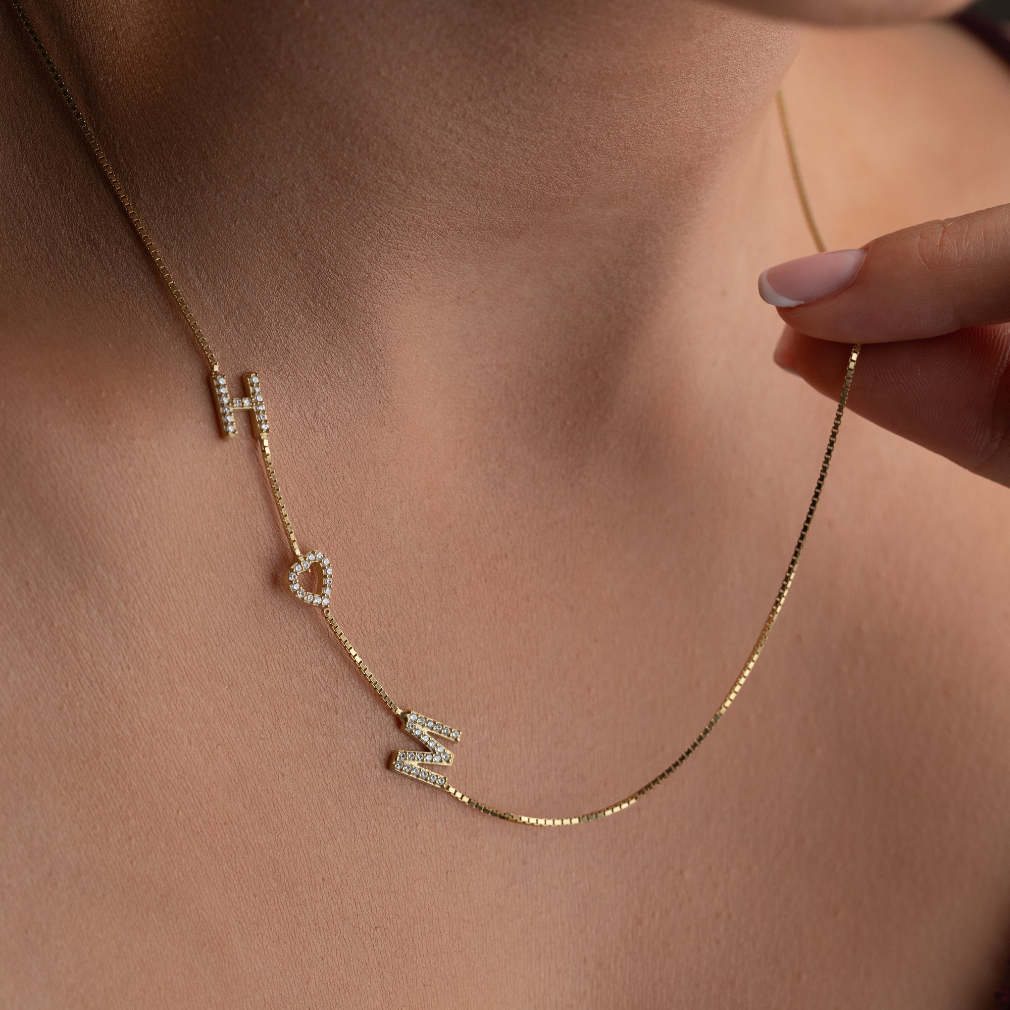 Engraved Heart Necklace | 925 Silver