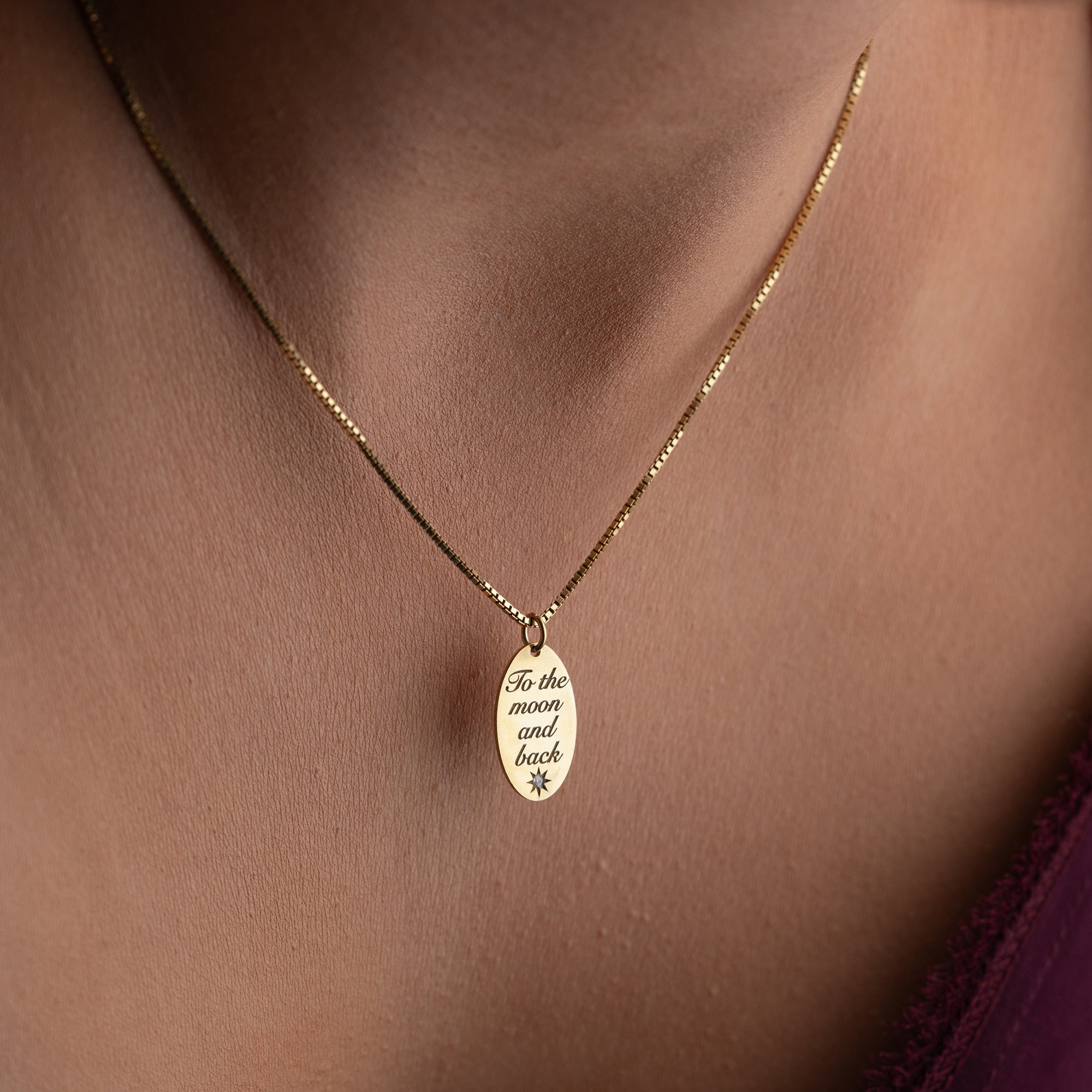 Engraved Heart Necklace | 925 Silver