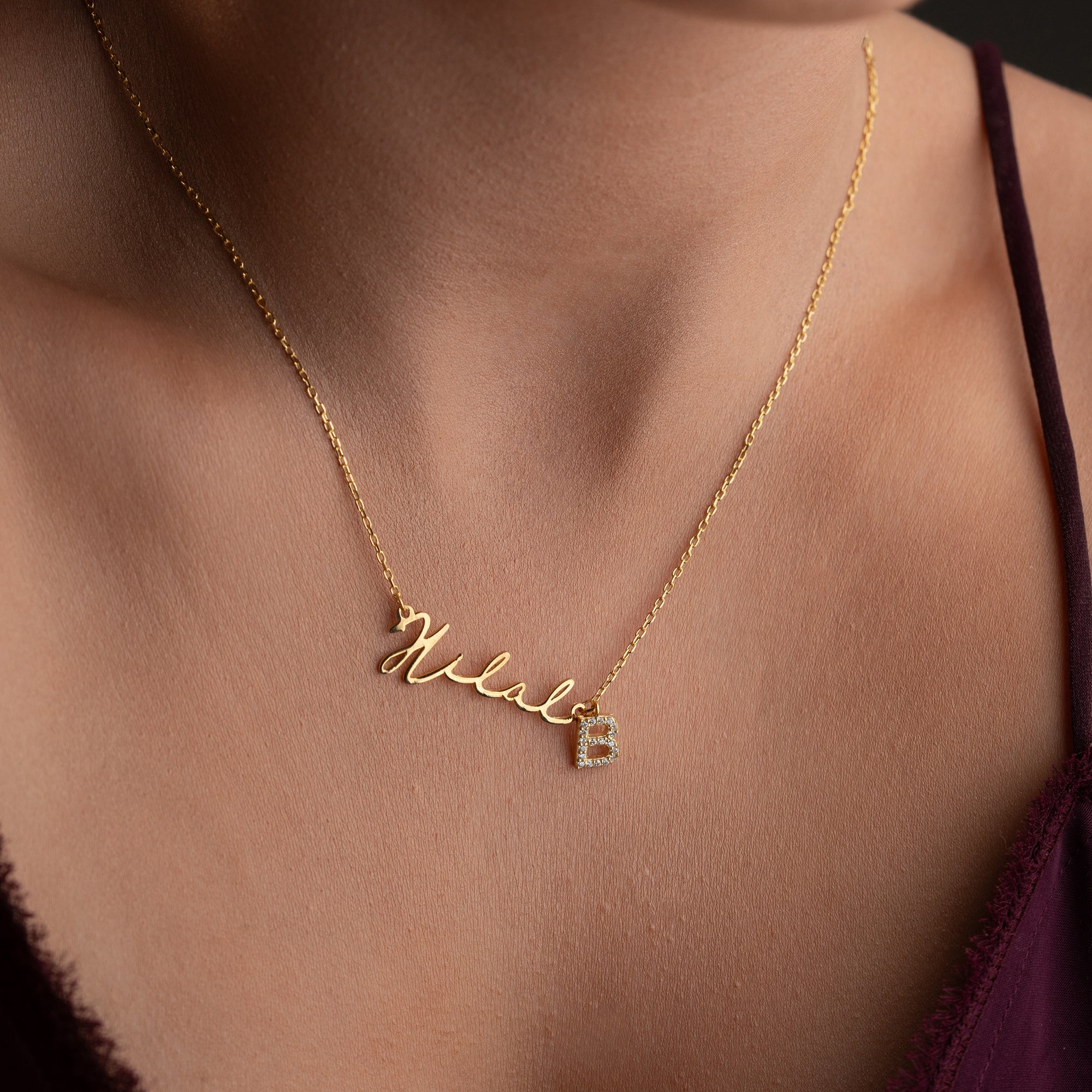 Engraved Heart Necklace | 925 Silver
