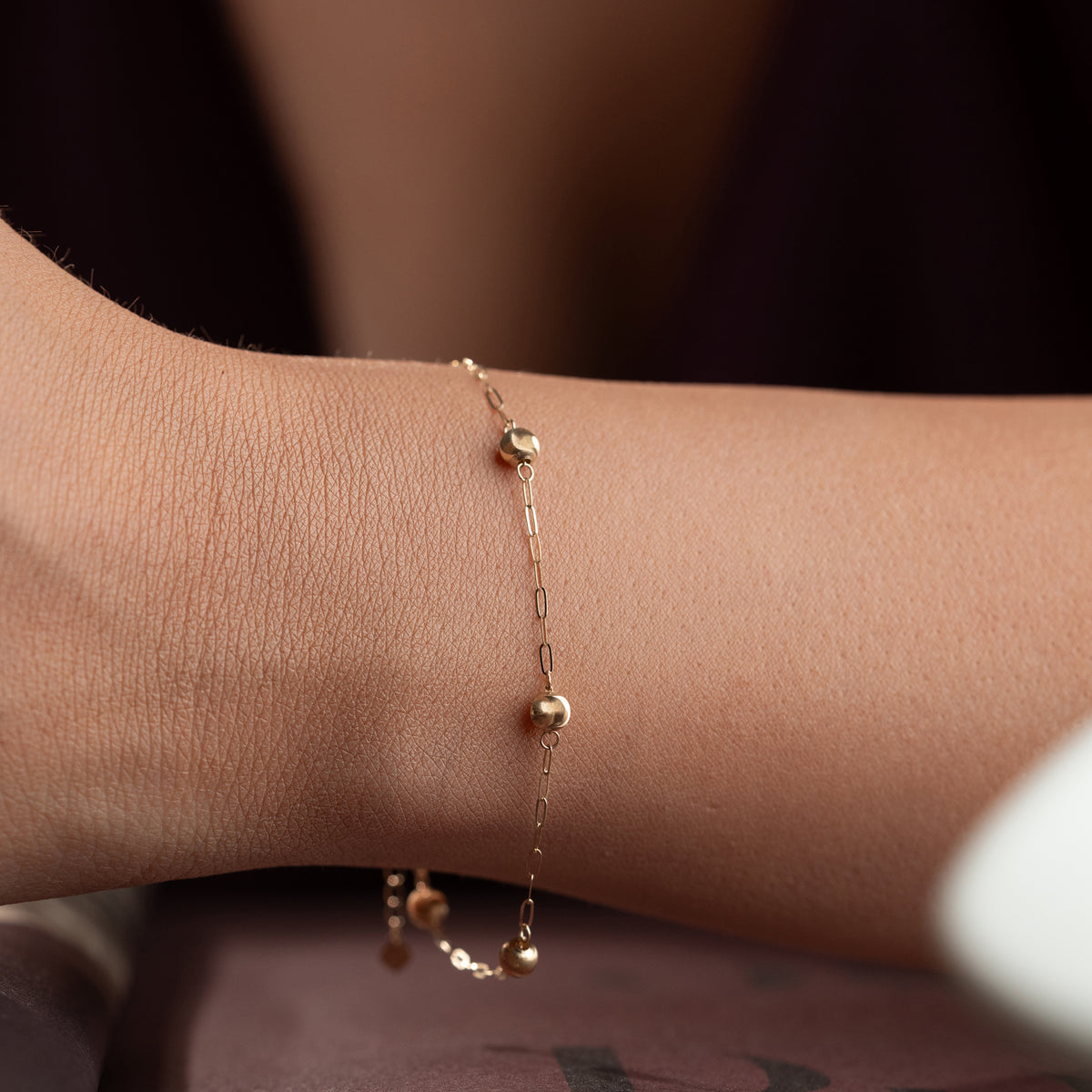 KLEINE KLAMMER-KETTENARMBAND
