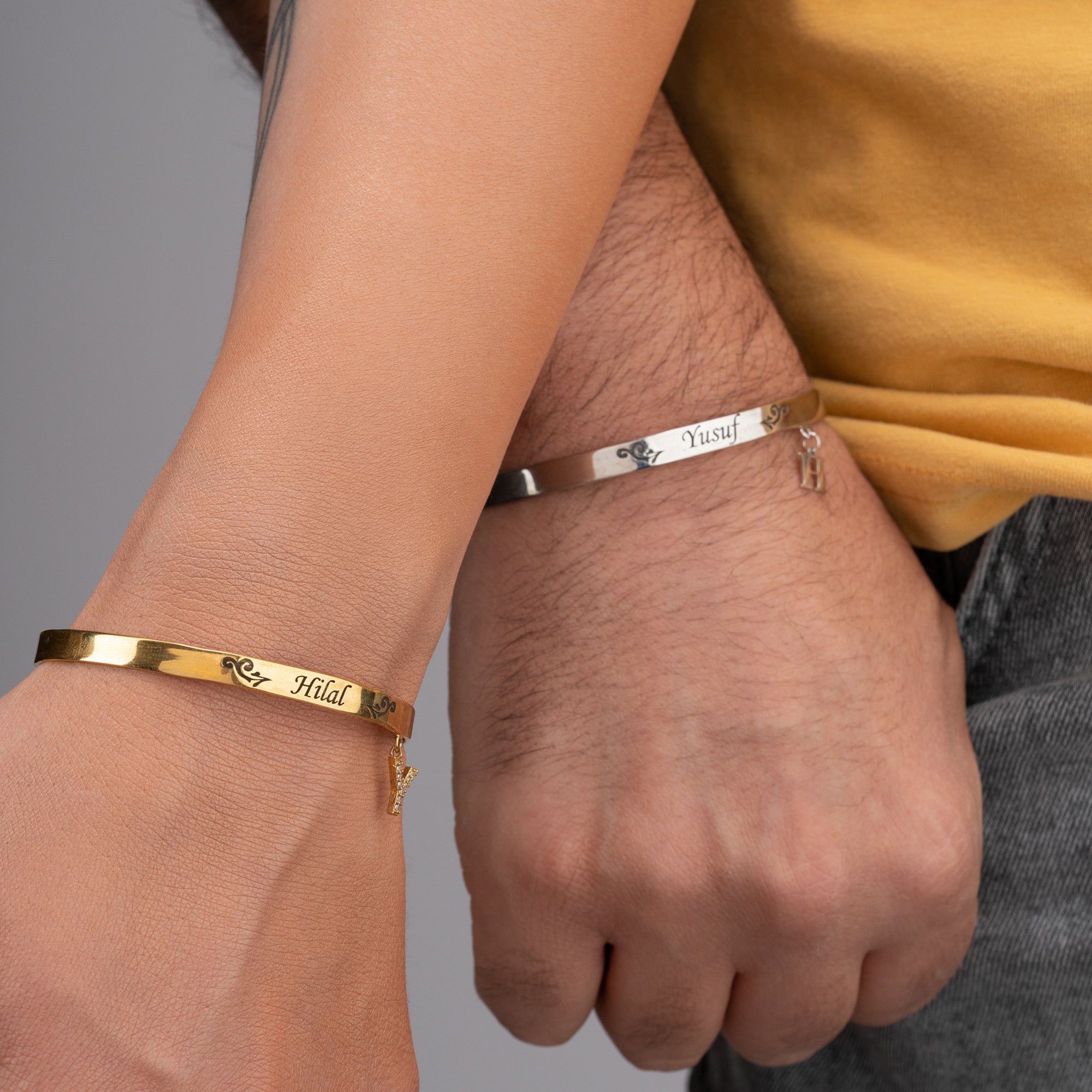 NAMENS  PARTNER ARMREIFE | 925 SILBER