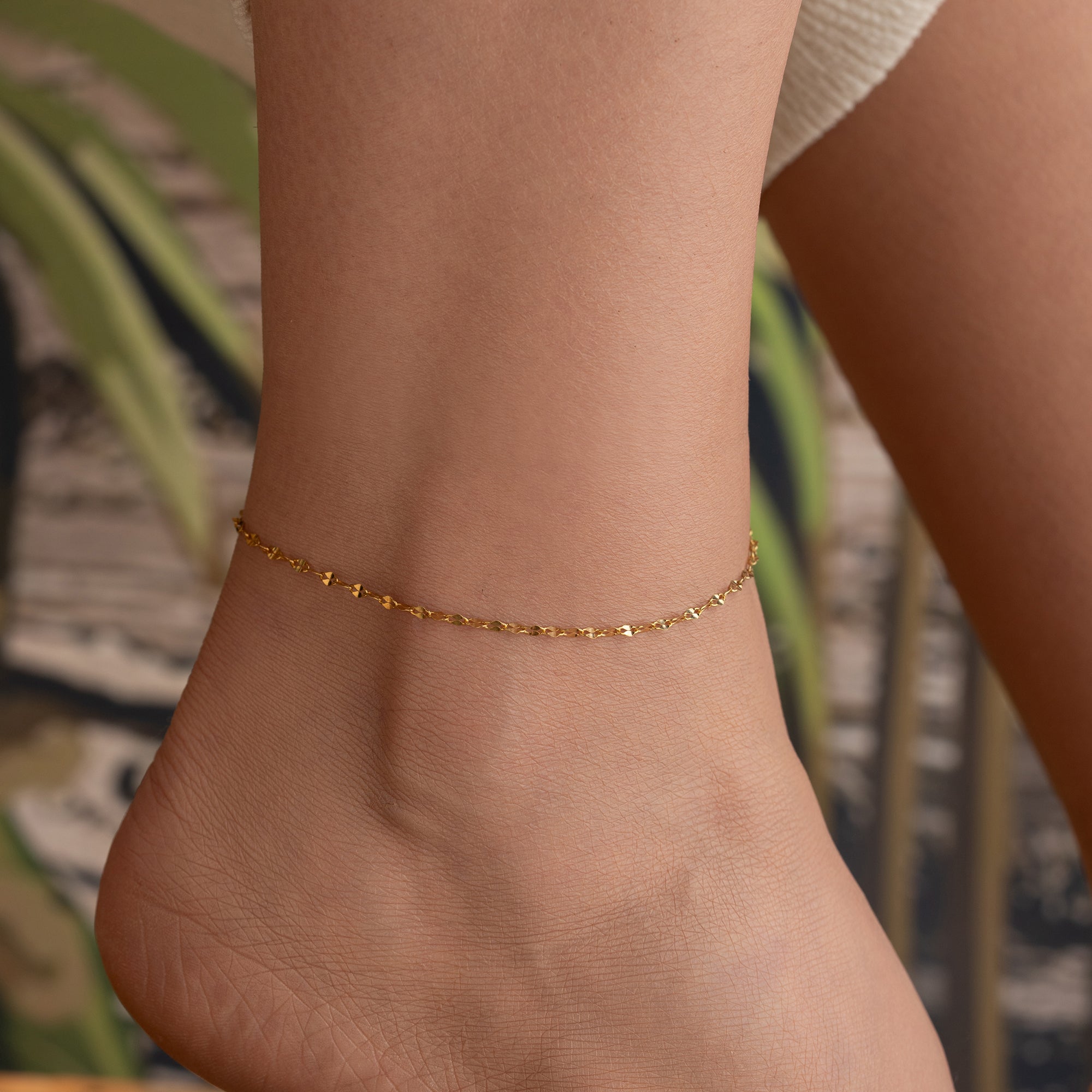 SINGAPUR FUSSKETTE | 925 SILBER