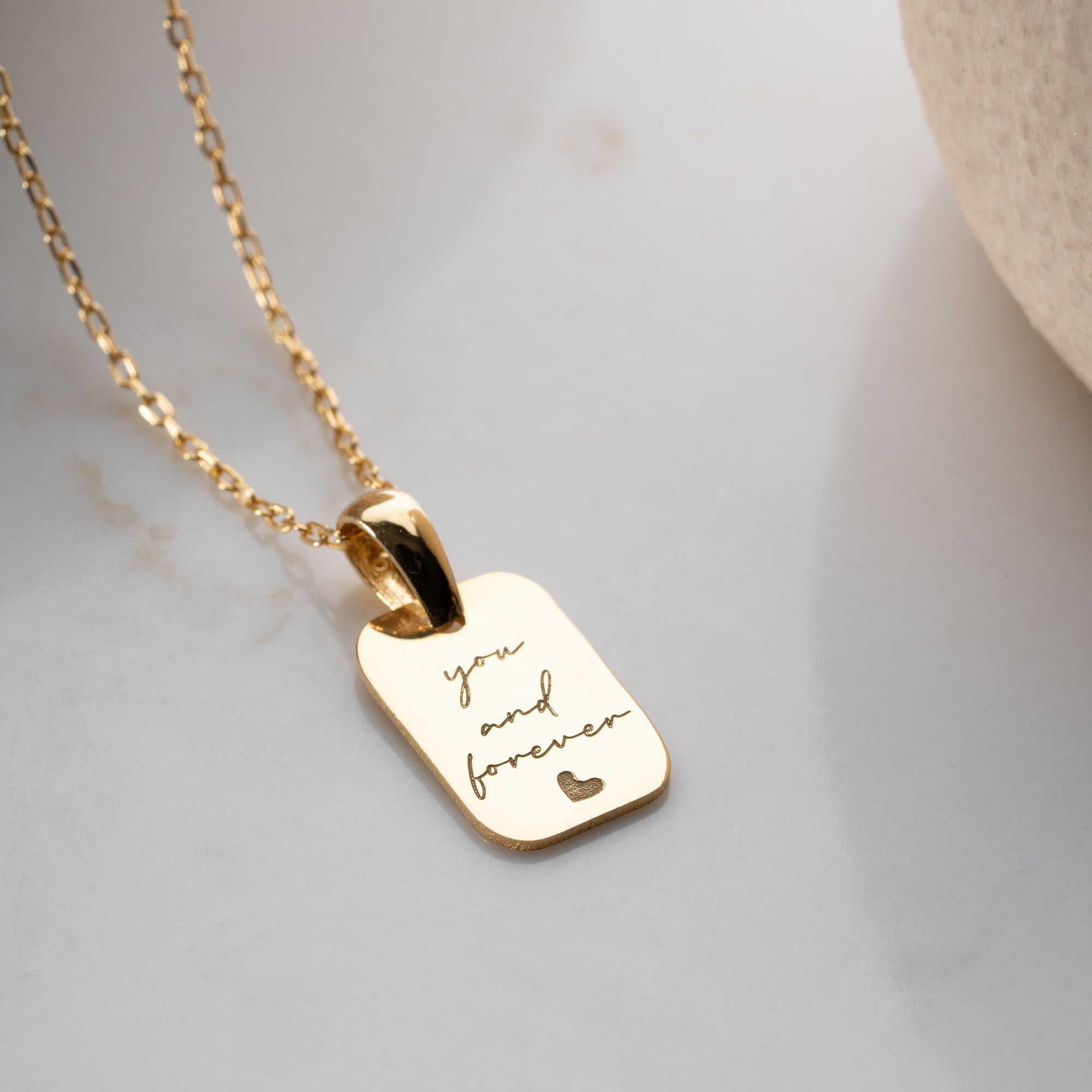 SCHREIBSCHRIFT HALSKETTE| 925 SILBER