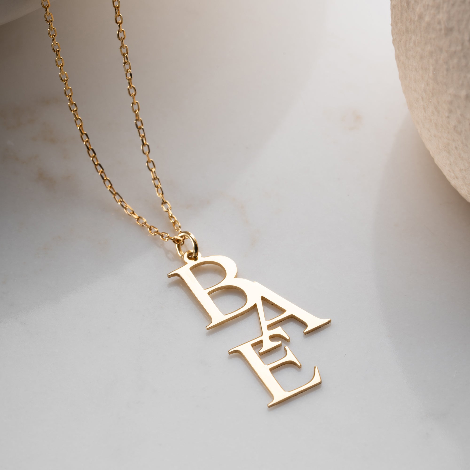 TRIO LETTER HALSKETTE | 925 SILBER