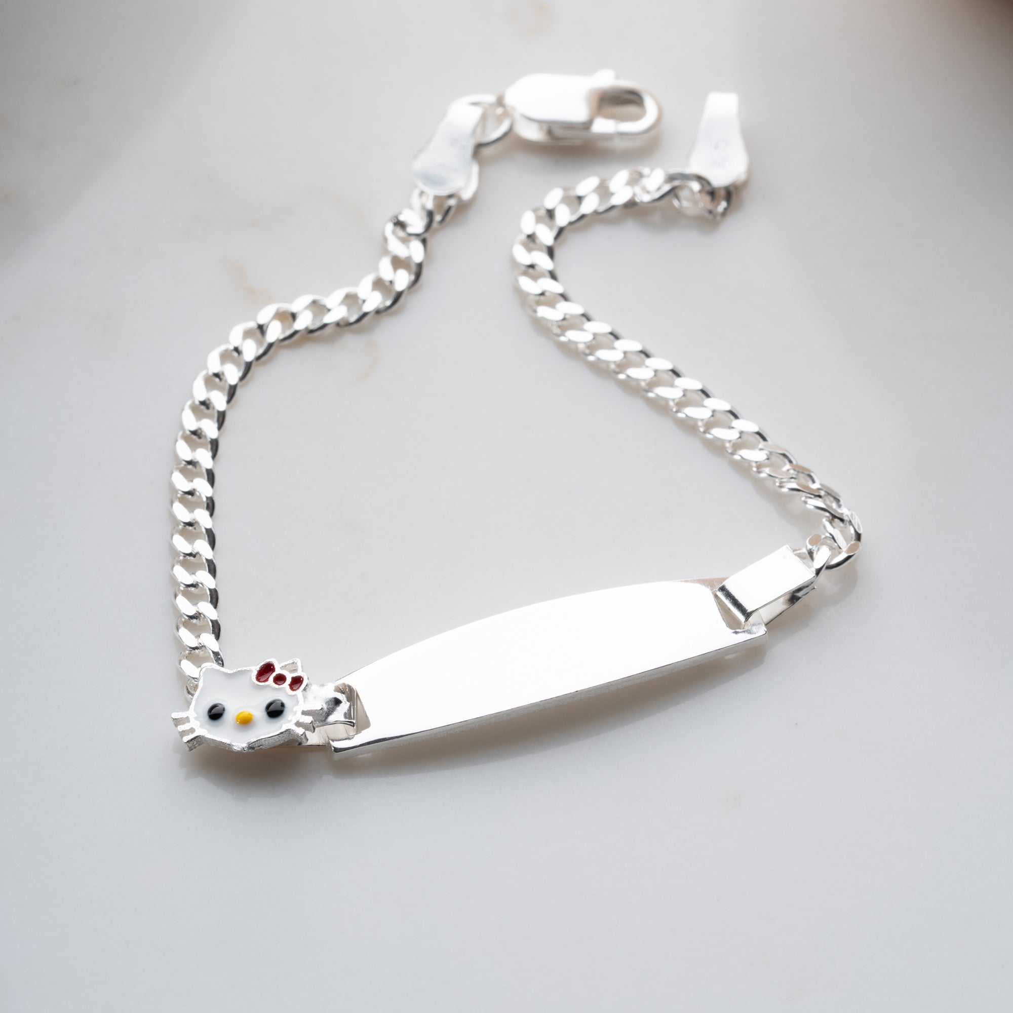 KATZE KINDER ARMBAND | 925 SILBER