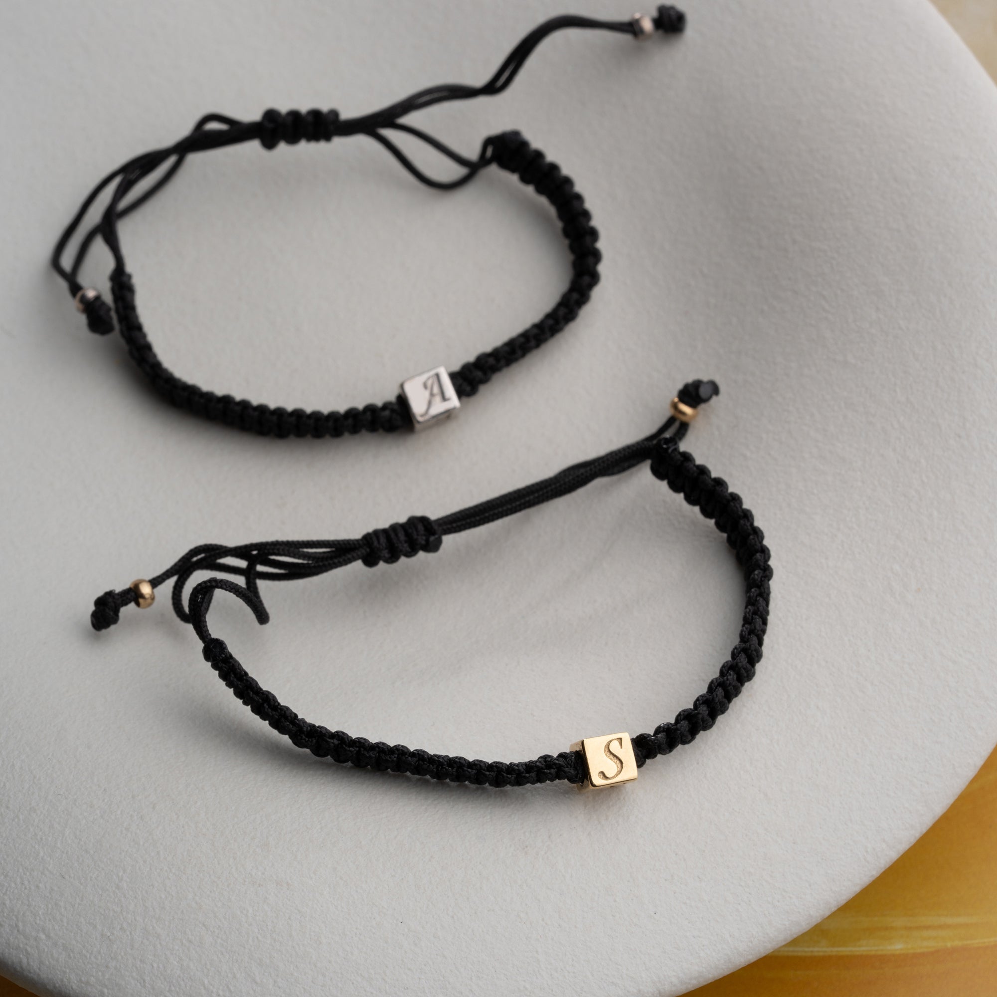 SEIL WÜRFEL PARTNERARMBAND | 925 SILBER